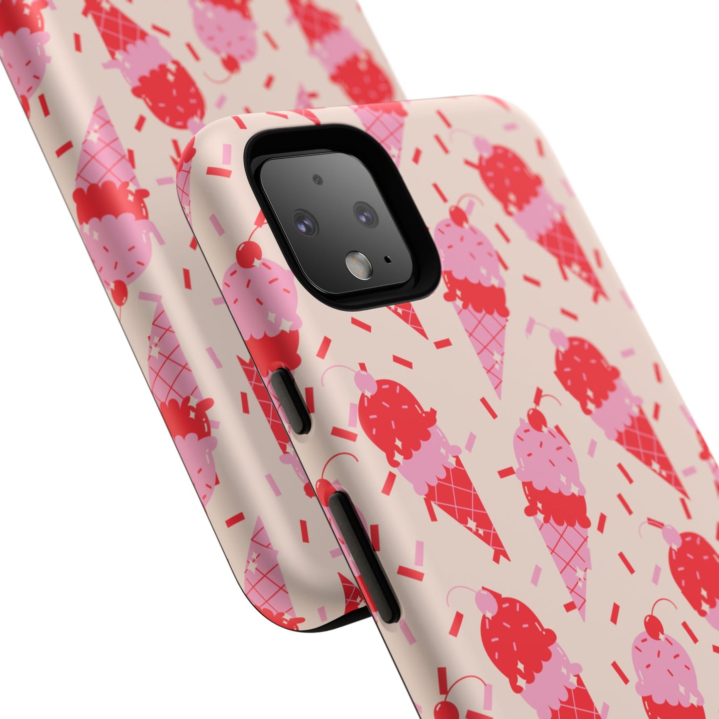 Ice Cream Phone Case - Cute Tough Cases for Ice Cream Lovers, Fun Summer Accessory, Birthday Gift, Colorful iPhone Cover