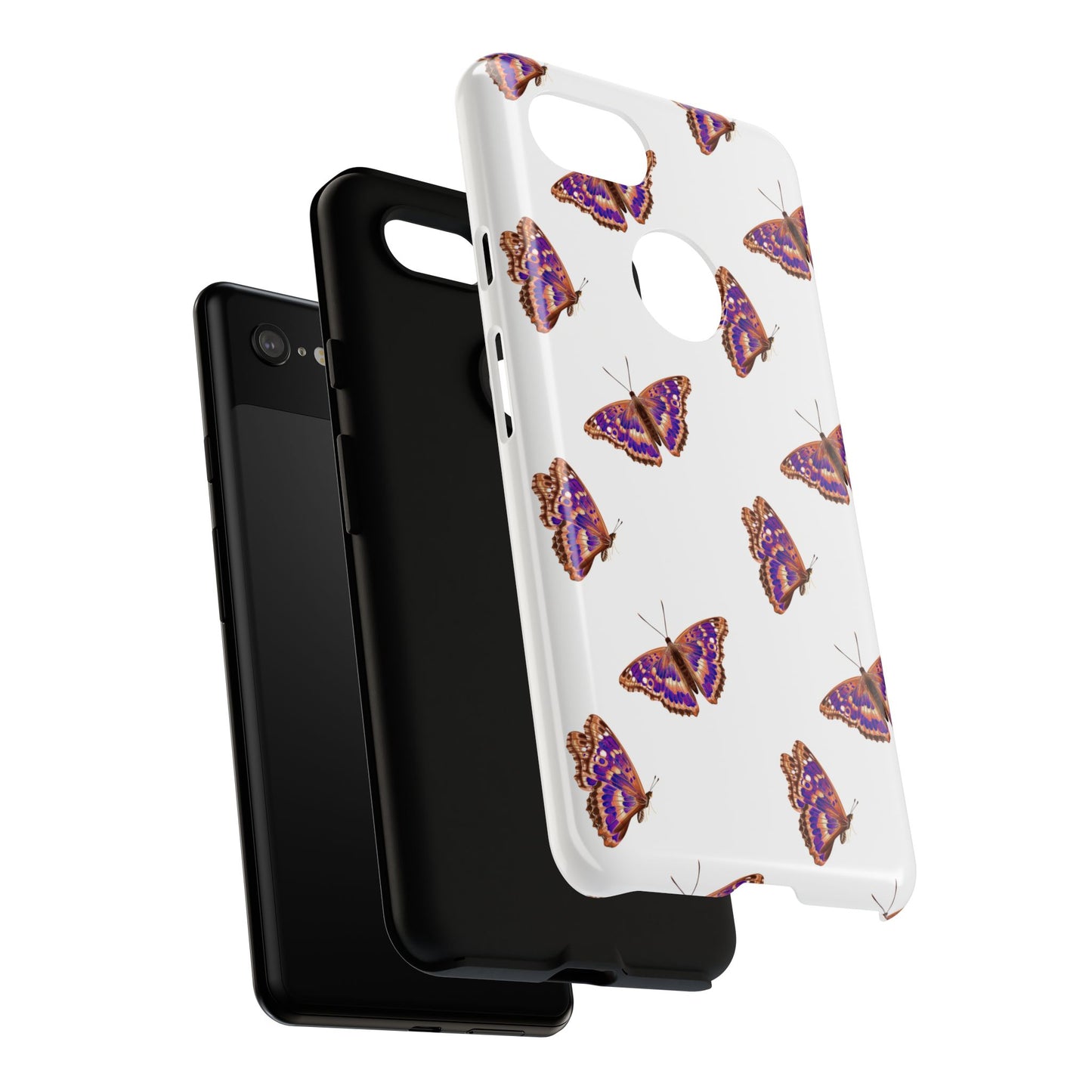 Butterfly Print Phone Case - Tough Case For Stylish Protection