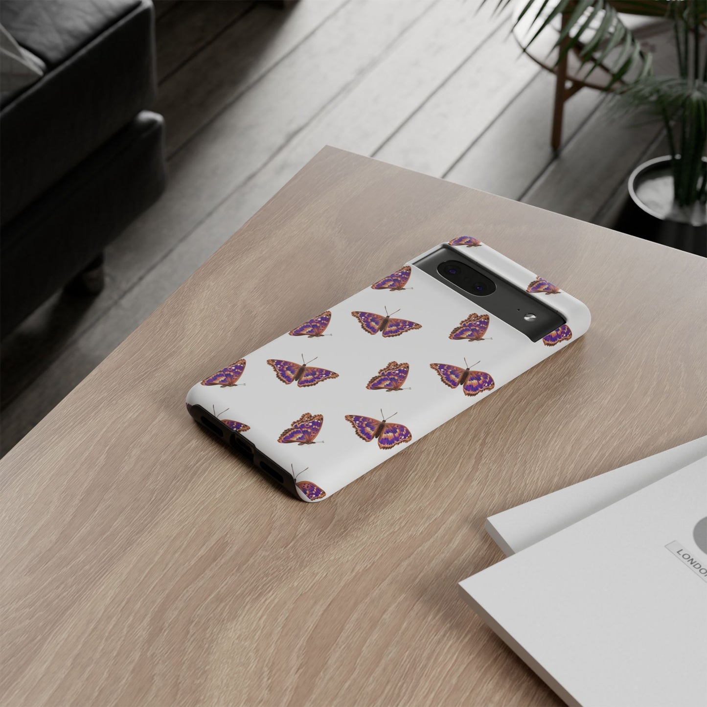 Butterfly Print Phone Case - Tough Case For Stylish Protection