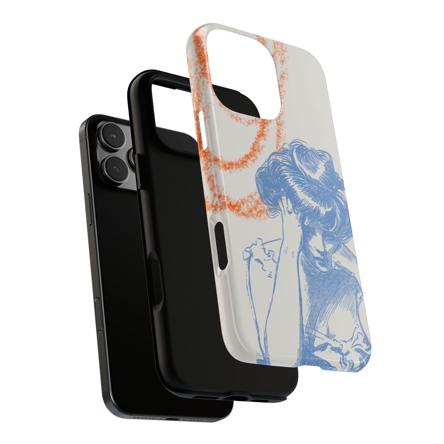 Artistic Phone Case with Stress Relief Design