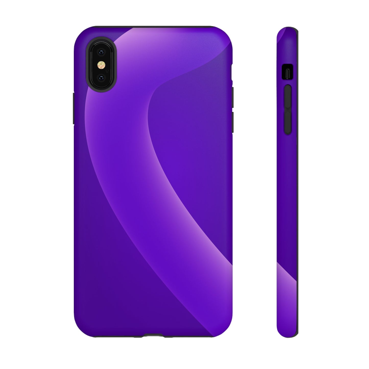 Stylish Tough Phone Case - Modern Purple Design for Ultimate Protection