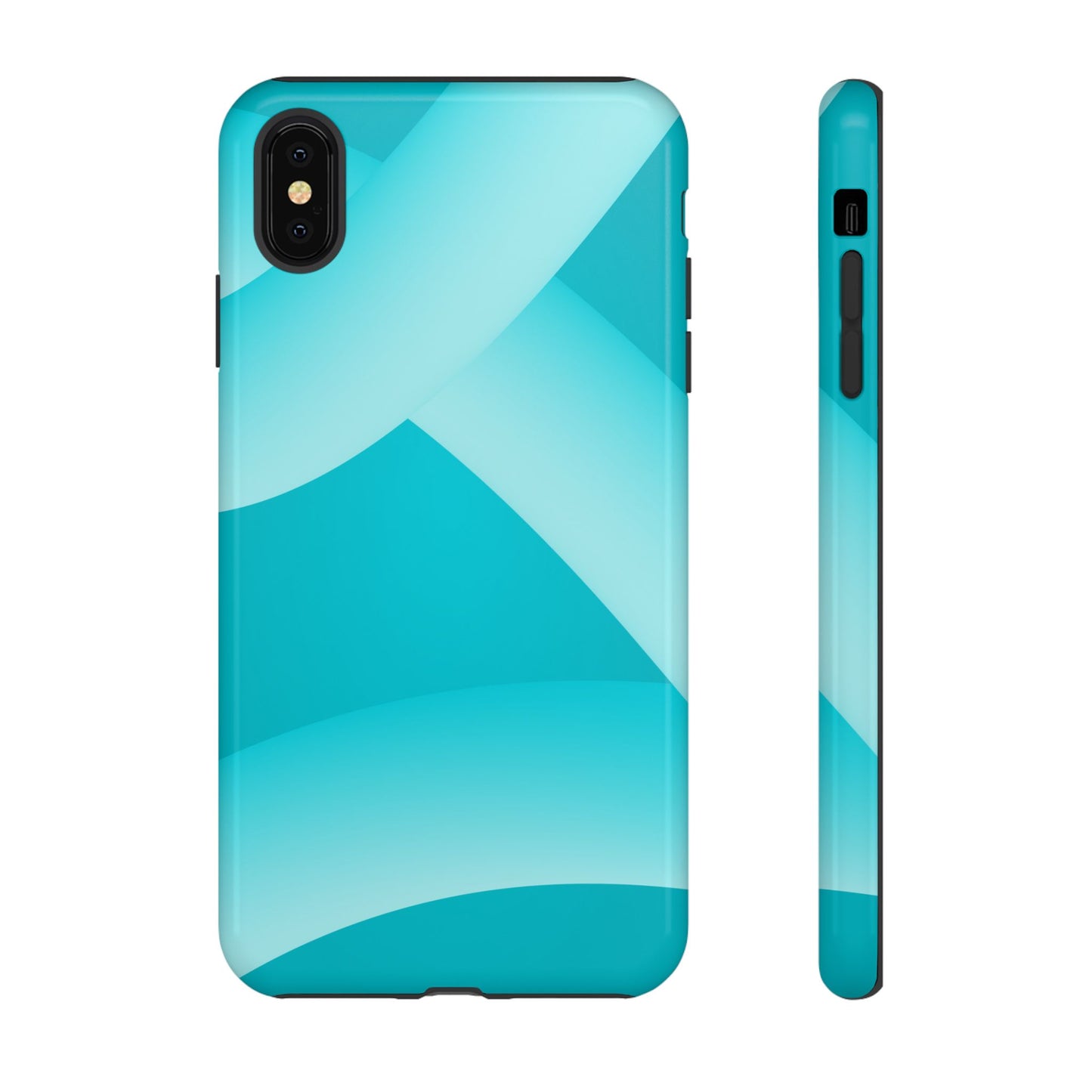Stylish Tough Phone Case - Modern Blue Design for Ultimate Protection