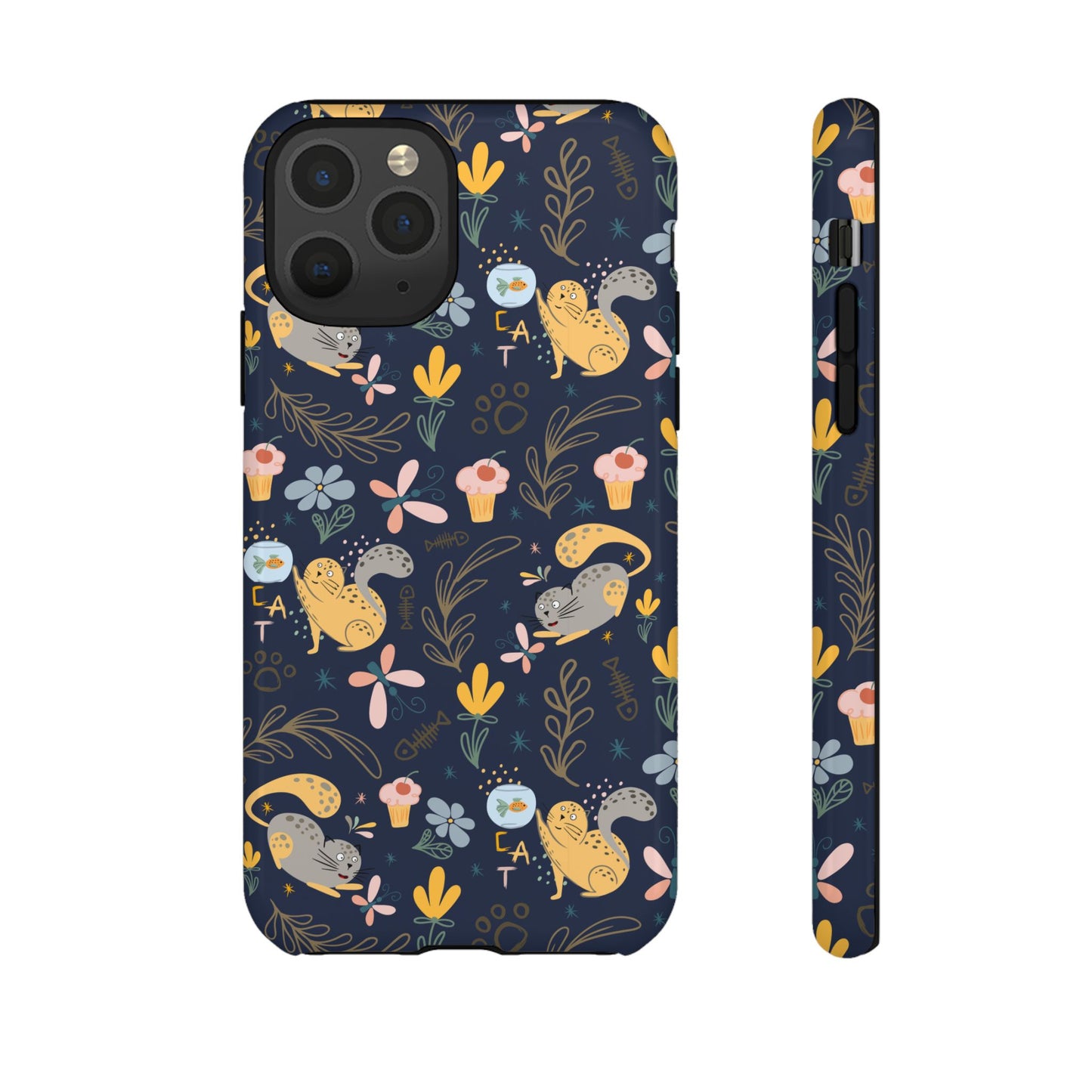 Cat-Themed Tough Phone Case - Tough Case For Stylish Protection