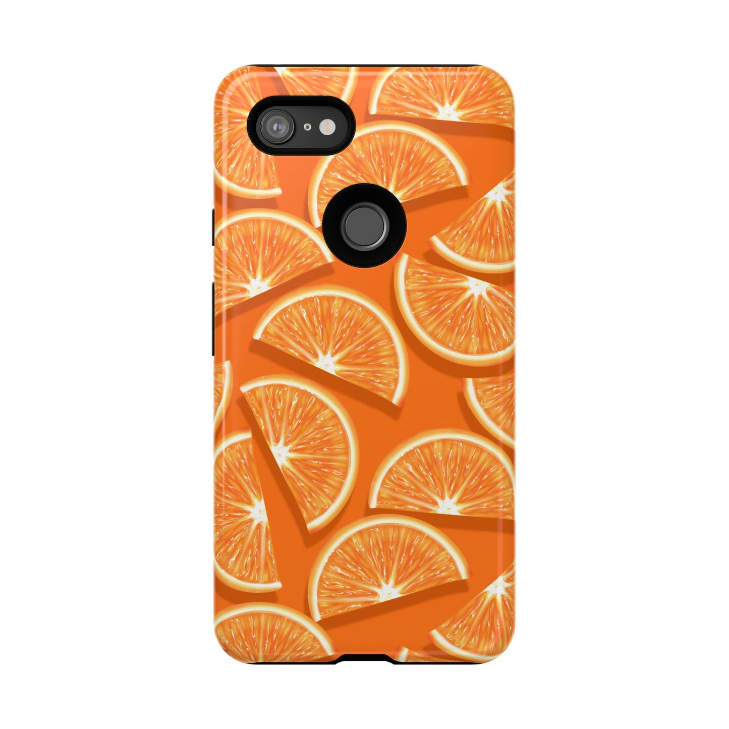 Vibrant Orange Slice Phone Case - Tough Cases for Phone Protection