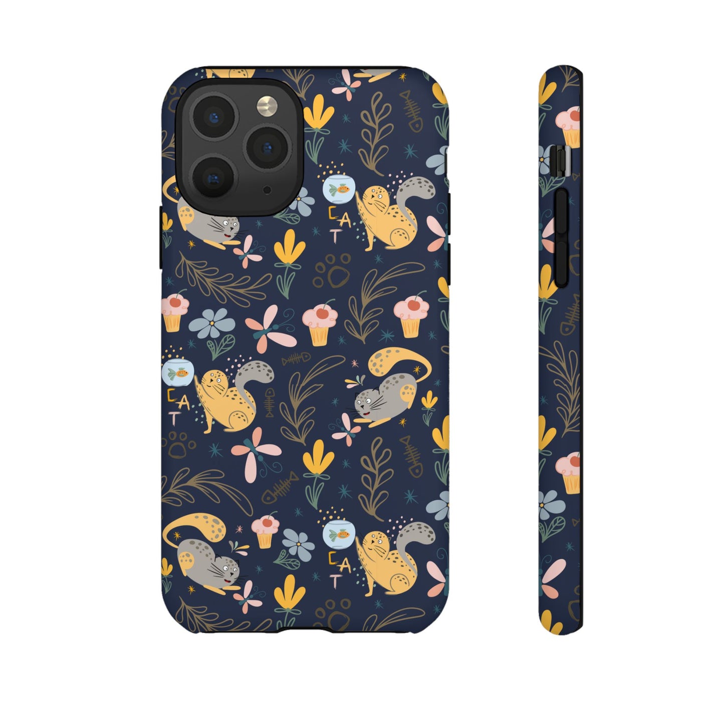 Cat-Themed Tough Phone Case - Tough Case For Stylish Protection