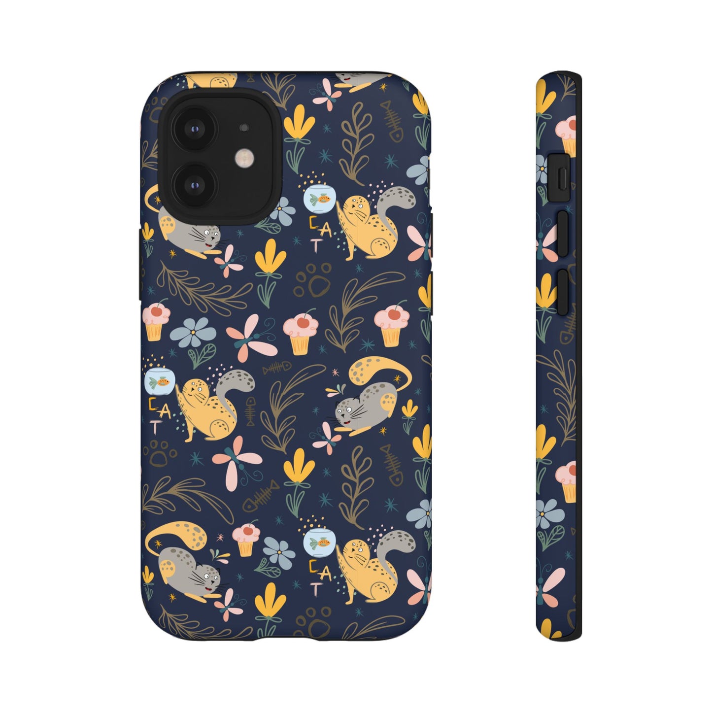Cat-Themed Tough Phone Case - Tough Case For Stylish Protection