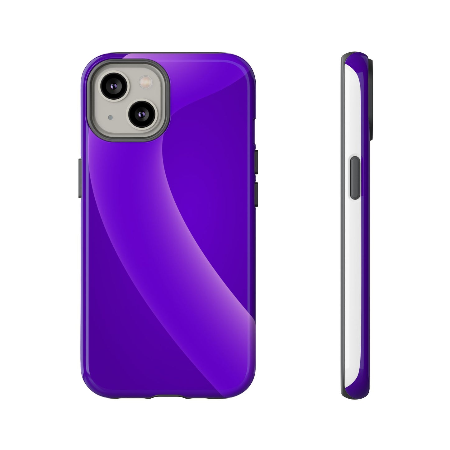 Stylish Tough Phone Case - Modern Purple Design for Ultimate Protection