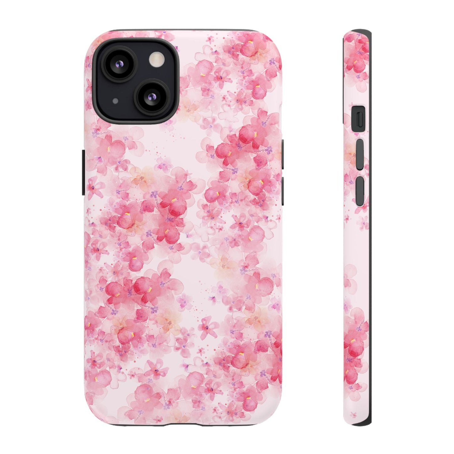 Floral Phone Case - Tough Cases with Pink Blossom Design