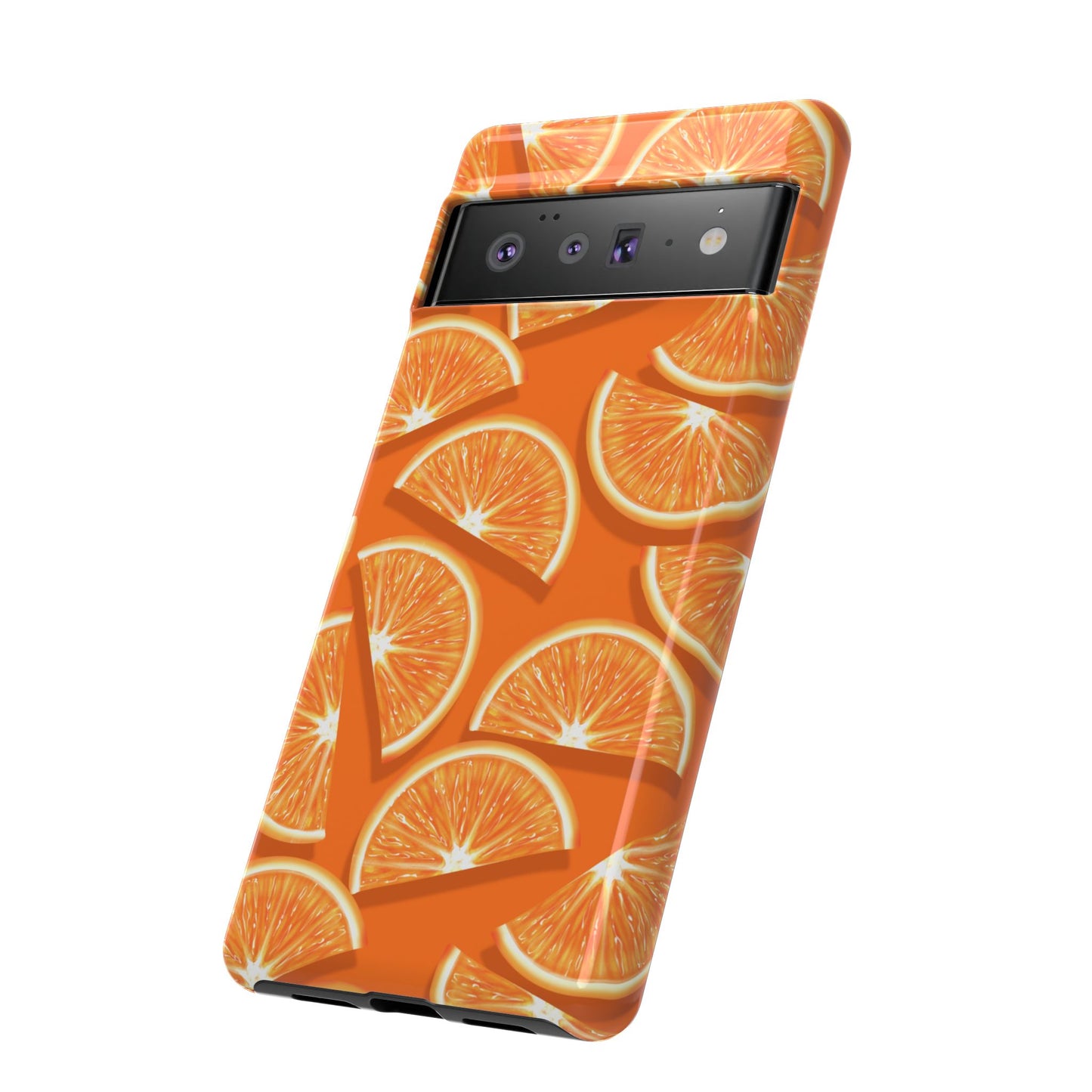 Vibrant Orange Slice Phone Case - Tough Cases for Phone Protection
