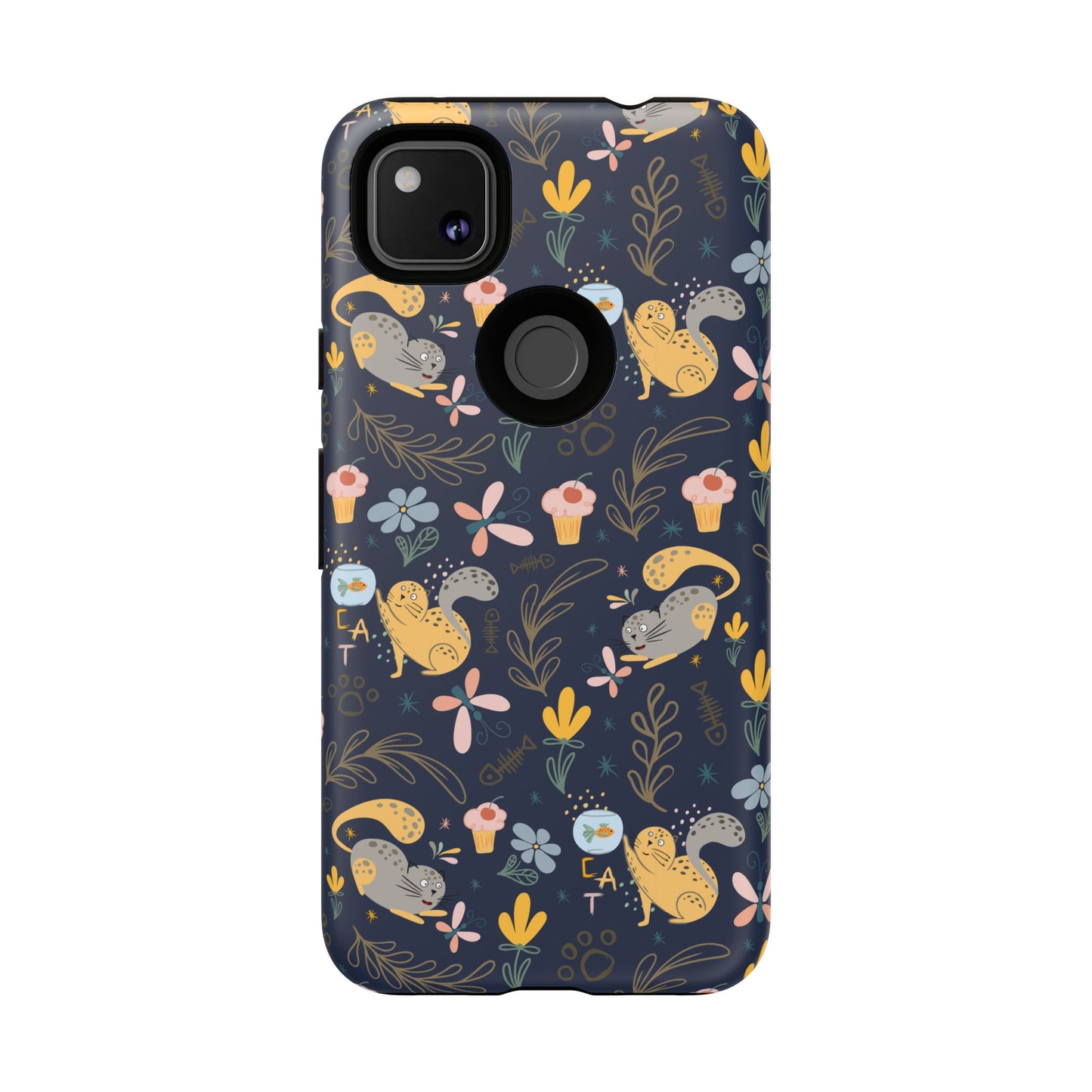 Cat-Themed Tough Phone Case - Tough Case For Stylish Protection