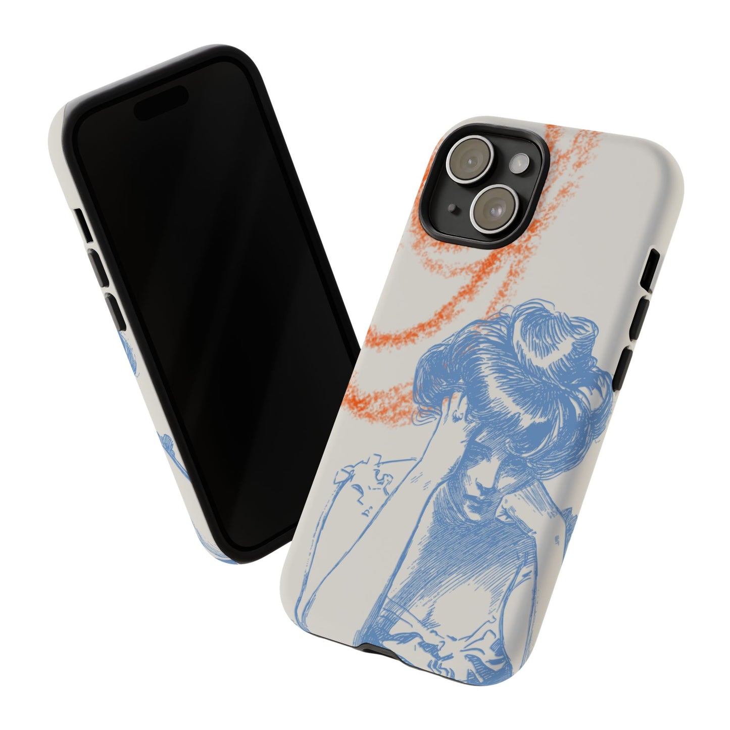 Artistic Phone Case with Stress Relief Design