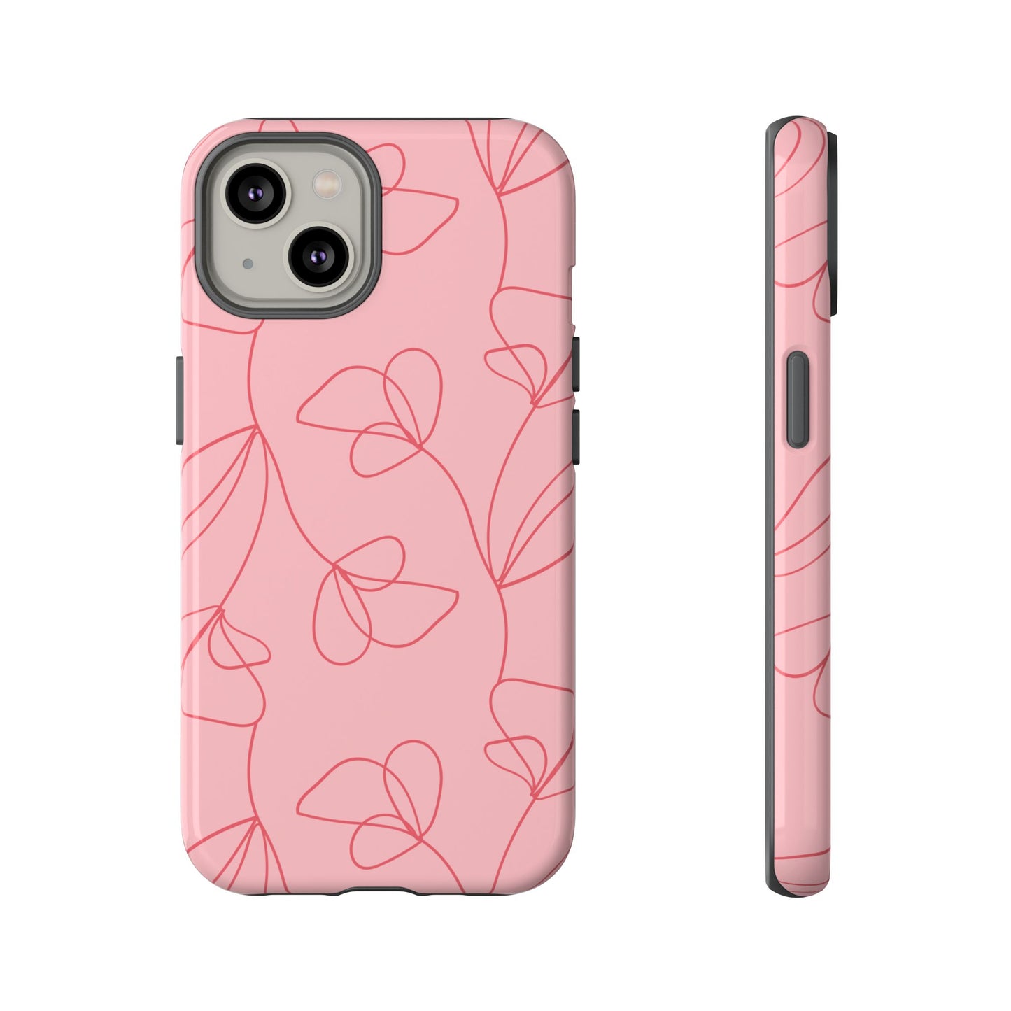 Tough Cases: Elegant Floral Phone Case - Durable Protection with Stylish Design