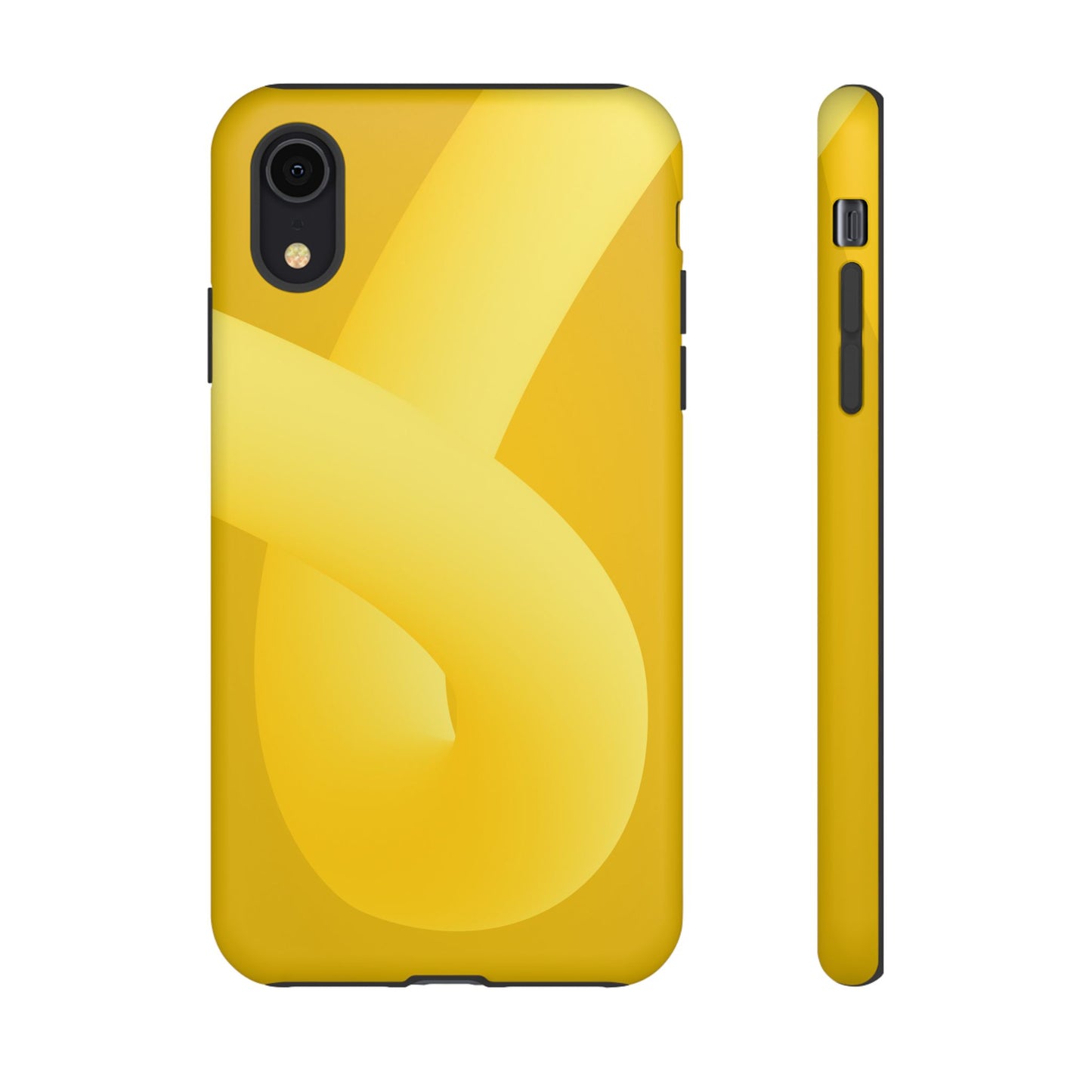 Stylish Tough Phone Case - Modern Yellow Design for Ultimate Protection