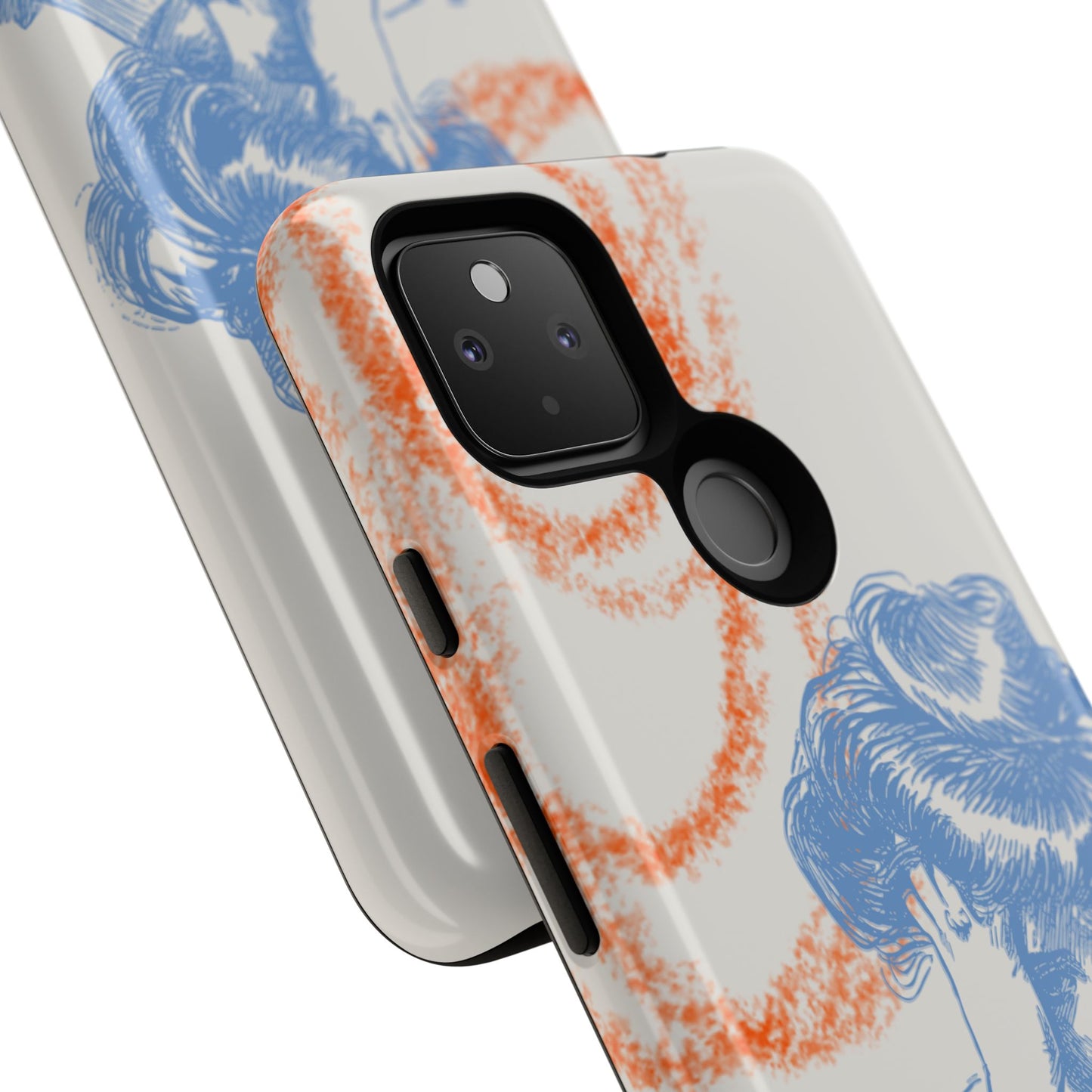 Artistic Phone Case with Stress Relief Design