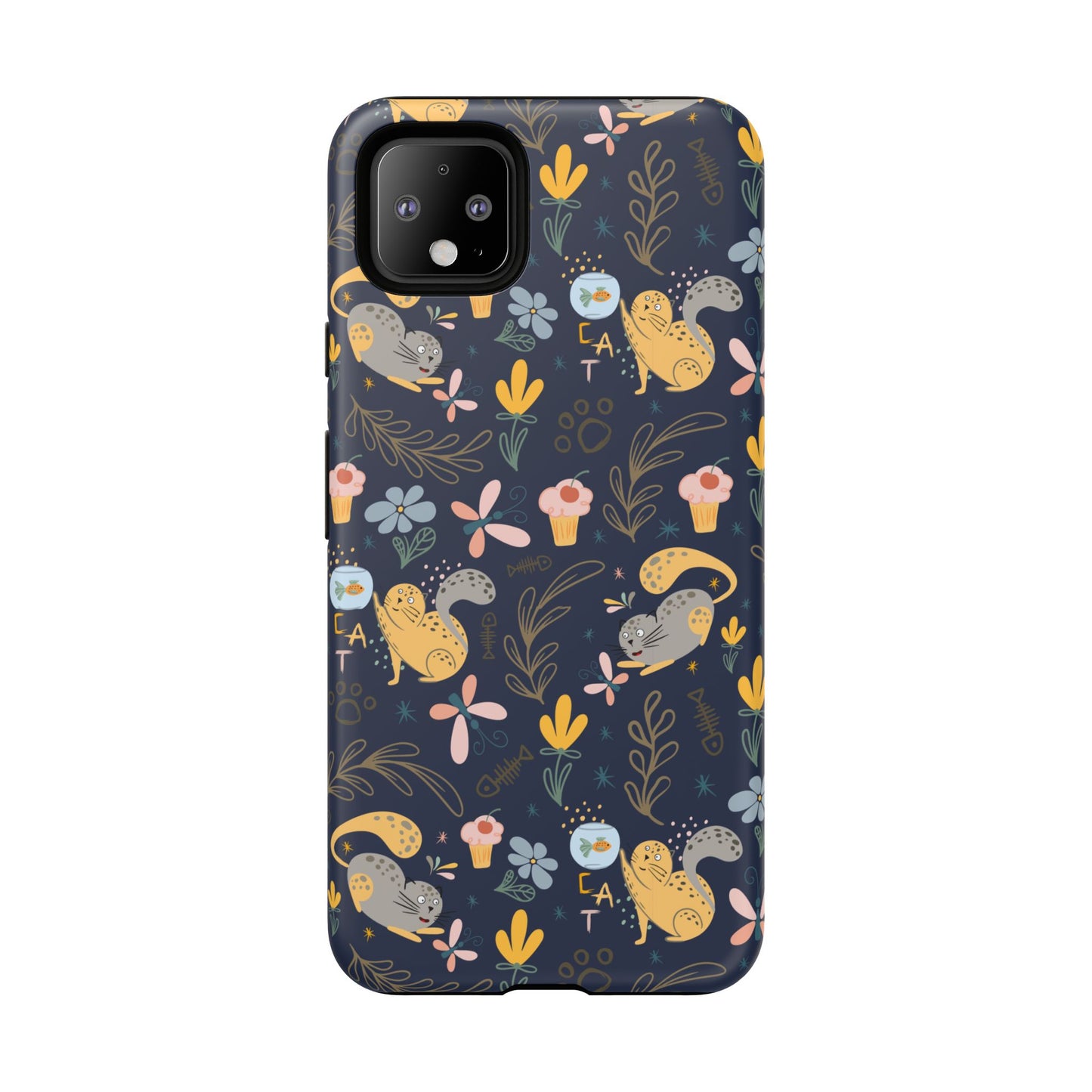 Cat-Themed Tough Phone Case - Tough Case For Stylish Protection