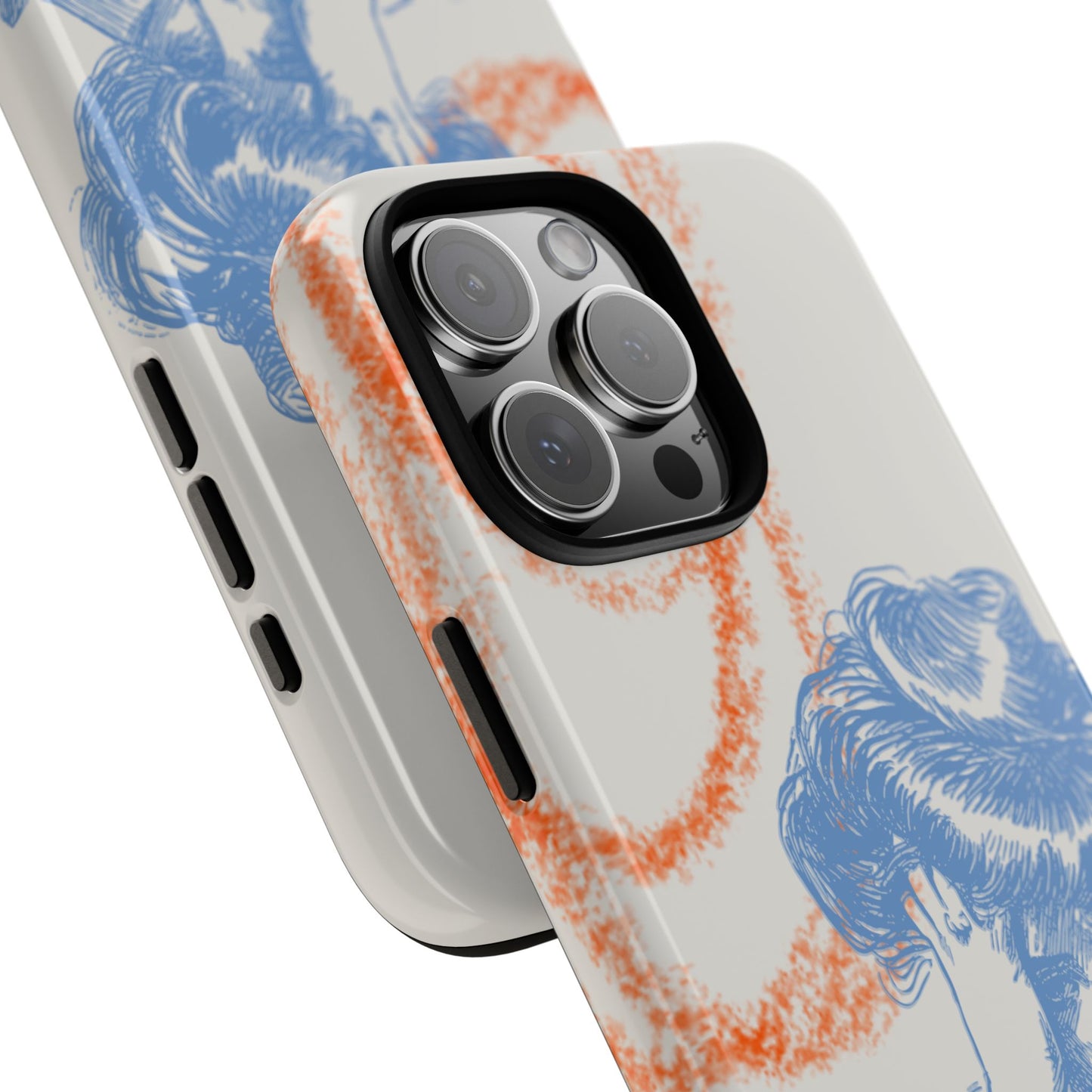 Artistic Phone Case with Stress Relief Design