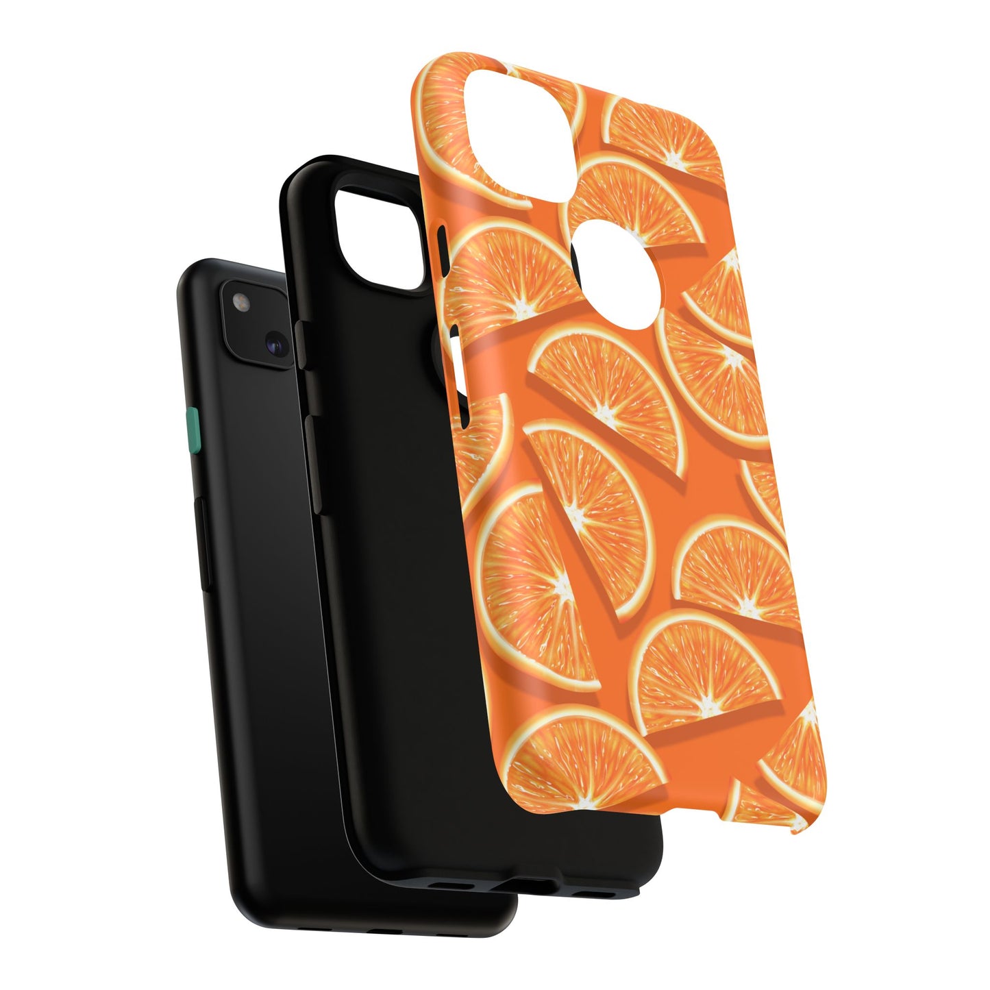 Vibrant Orange Slice Phone Case - Tough Cases for Phone Protection