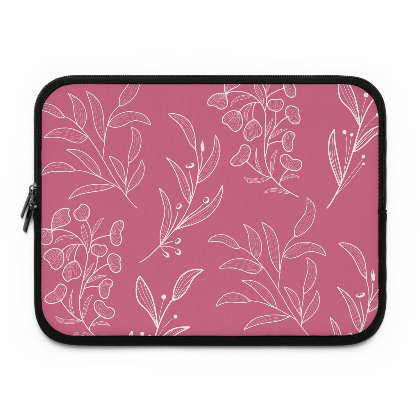 Floral Pink Laptop Sleeve - Stylish, Protective Case for Laptops & Tablets