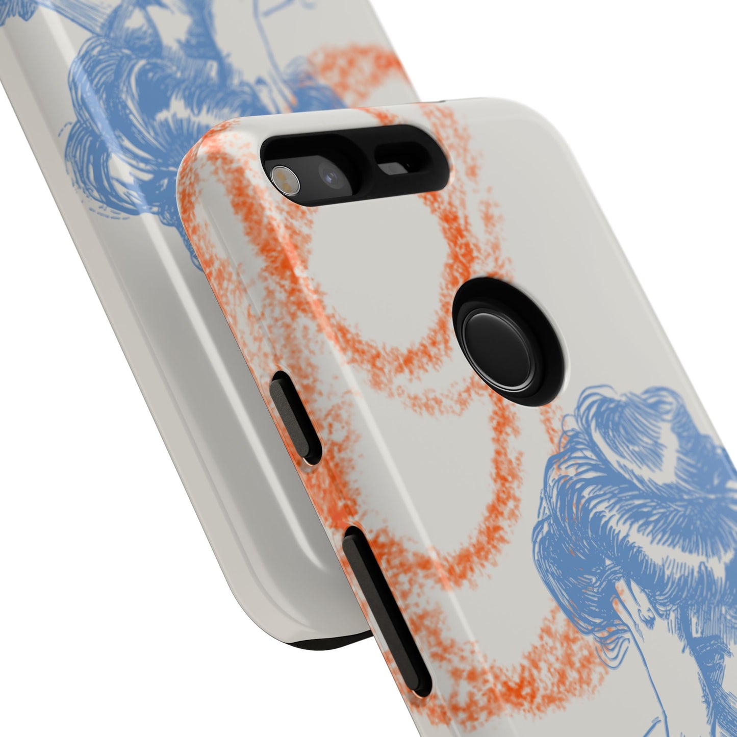 Artistic Phone Case with Stress Relief Design