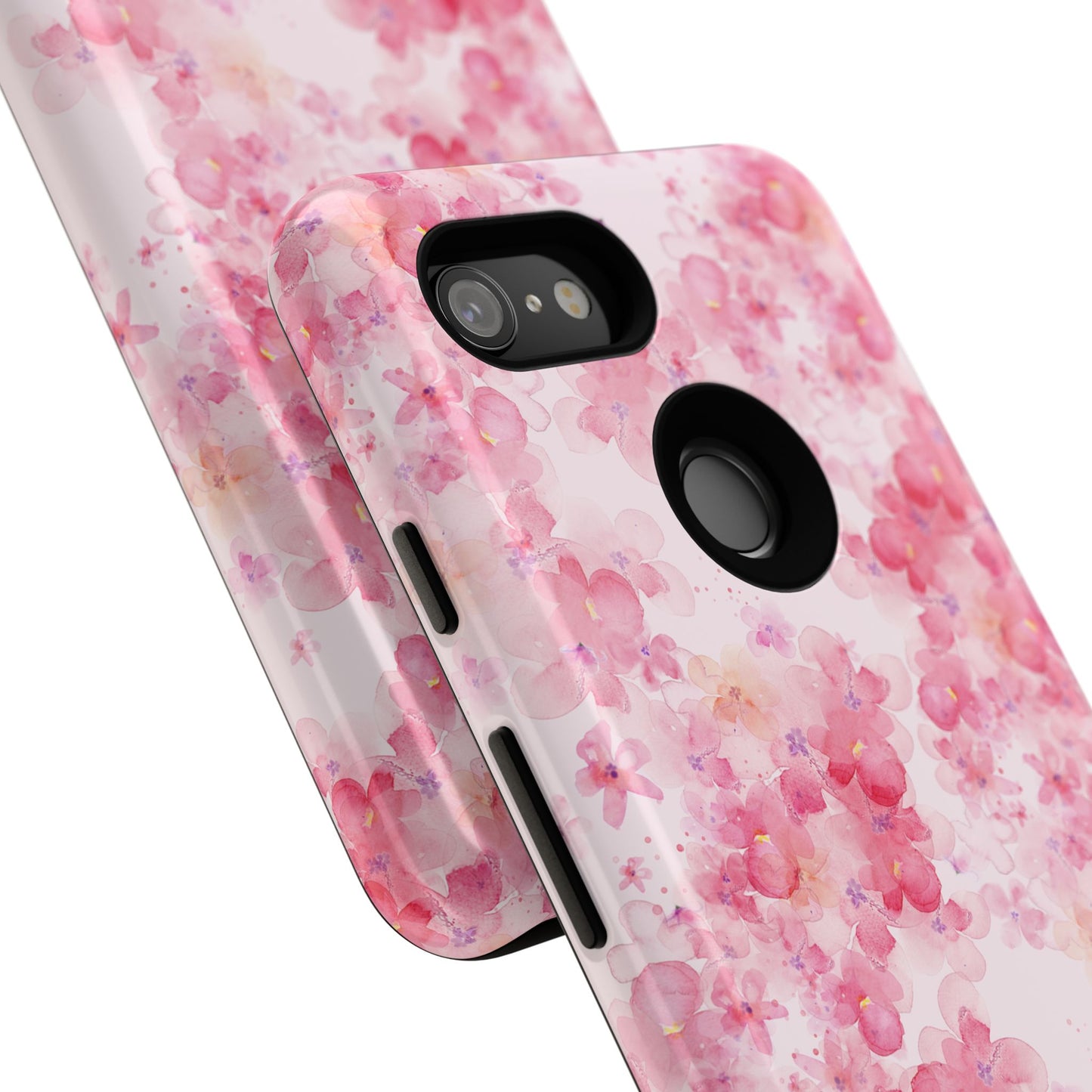 Floral Phone Case - Tough Cases with Pink Blossom Design