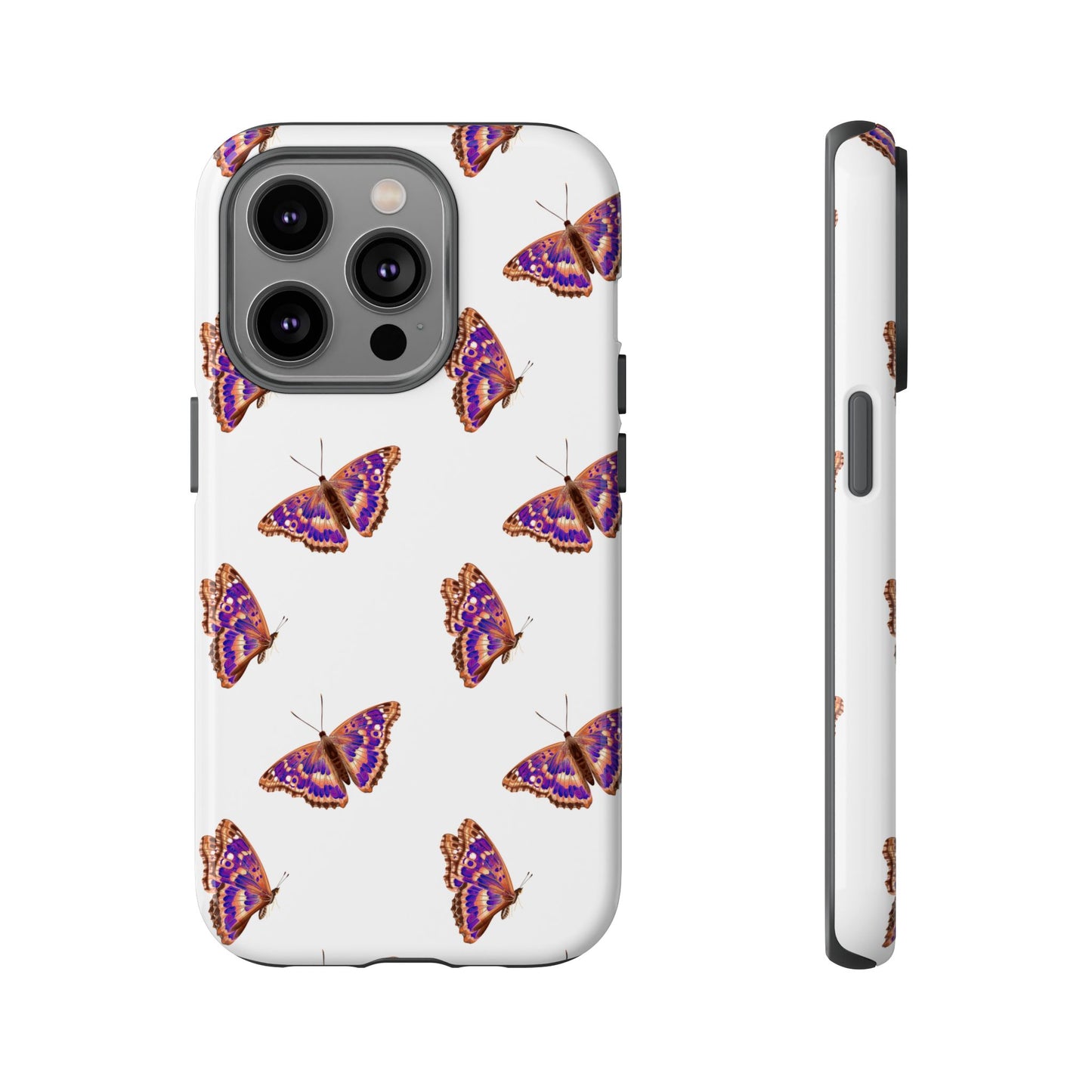 Butterfly Print Phone Case - Tough Case For Stylish Protection
