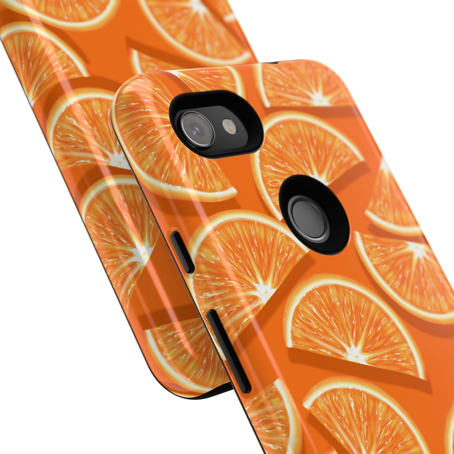 Vibrant Orange Slice Phone Case - Tough Cases for Phone Protection