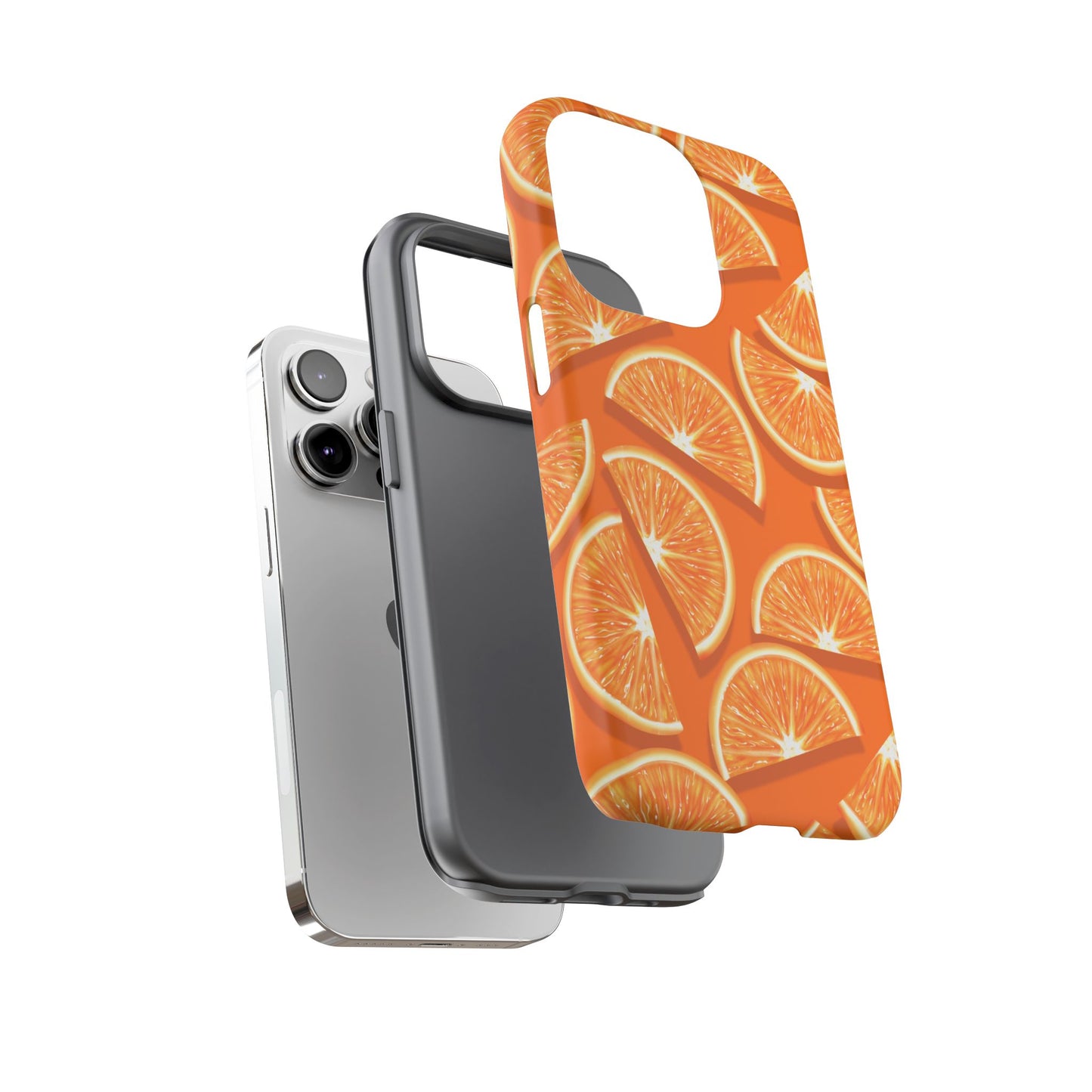Vibrant Orange Slice Phone Case - Tough Cases for Phone Protection