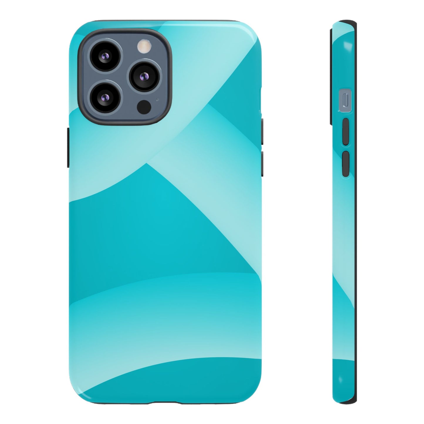 Stylish Tough Phone Case - Modern Blue Design for Ultimate Protection