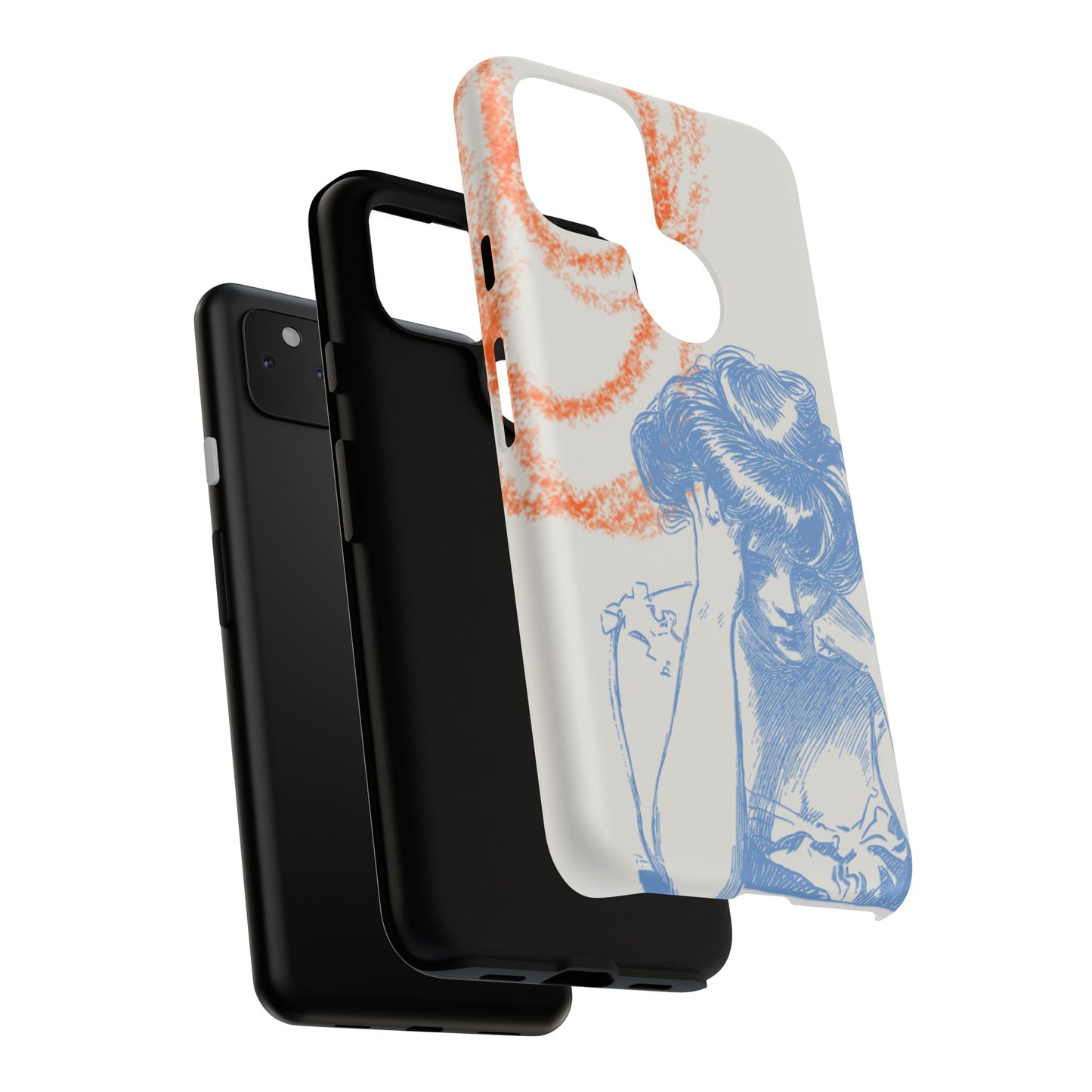 Artistic Phone Case with Stress Relief Design