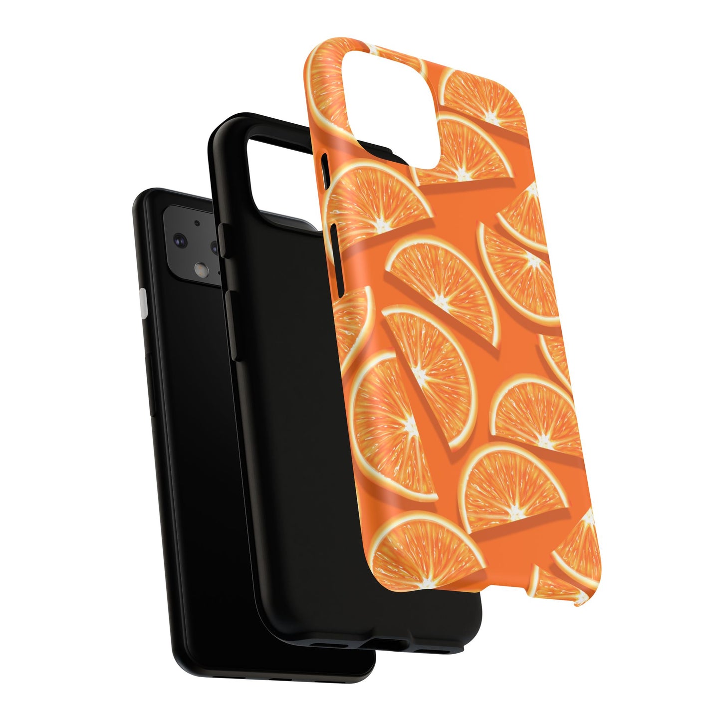 Vibrant Orange Slice Phone Case - Tough Cases for Phone Protection