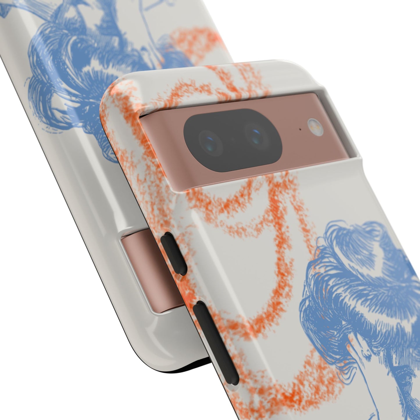 Artistic Phone Case with Stress Relief Design