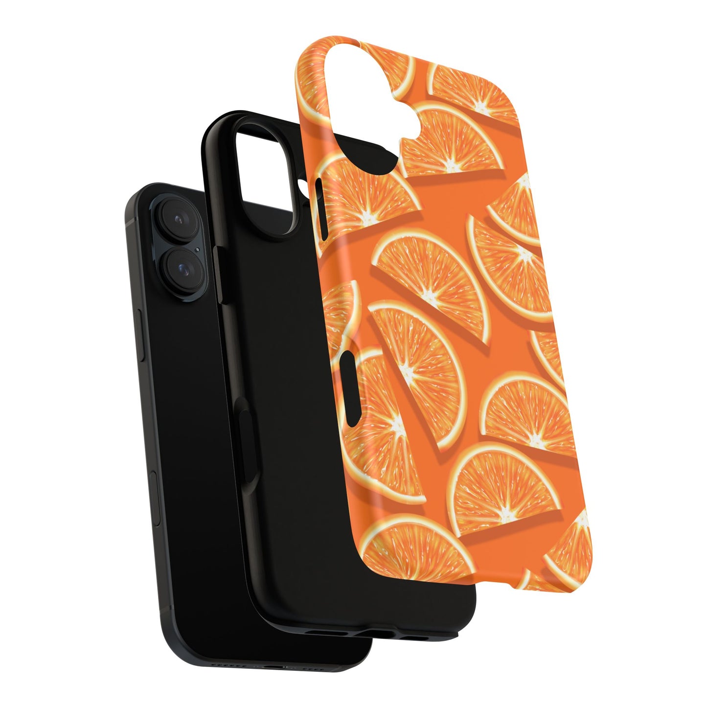 Vibrant Orange Slice Phone Case - Tough Cases for Phone Protection
