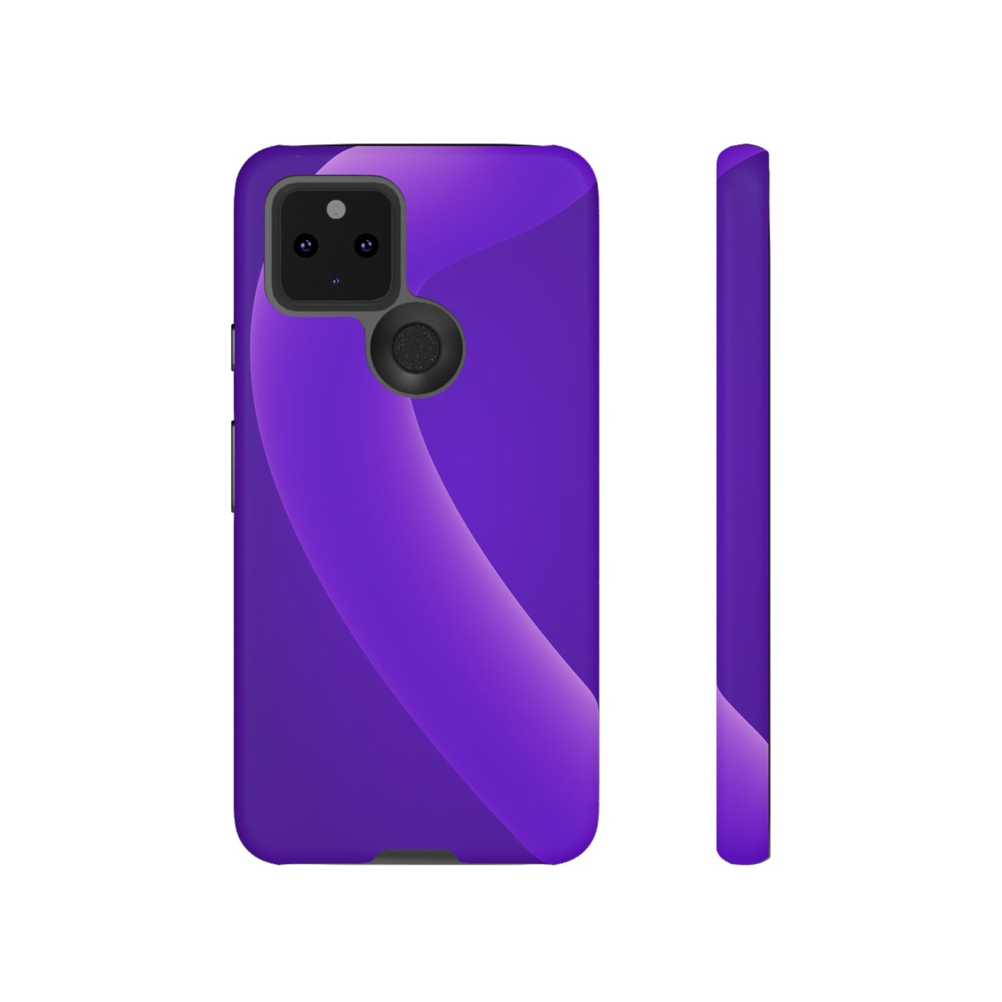 Stylish Tough Phone Case - Modern Purple Design for Ultimate Protection