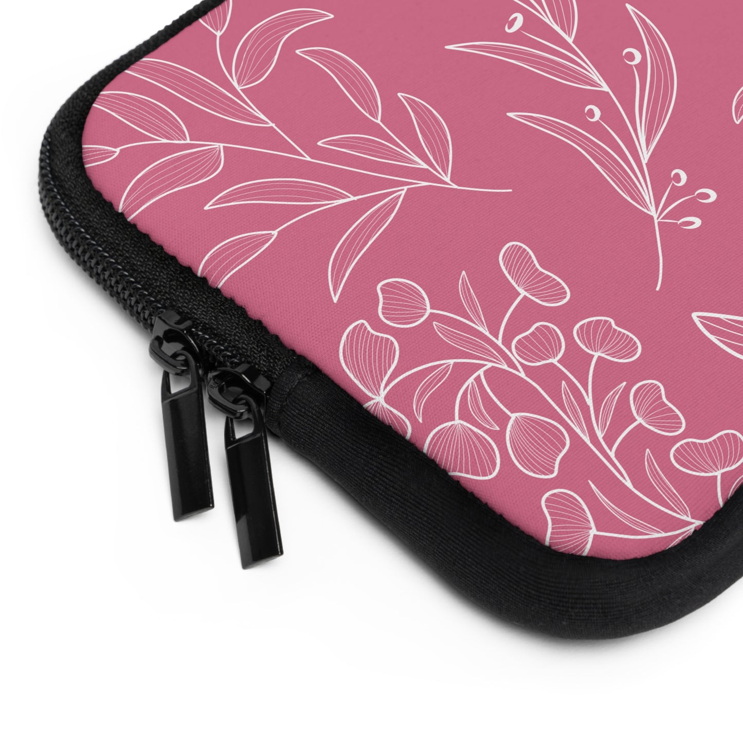 Floral Pink Laptop Sleeve - Stylish, Protective Case for Laptops & Tablets