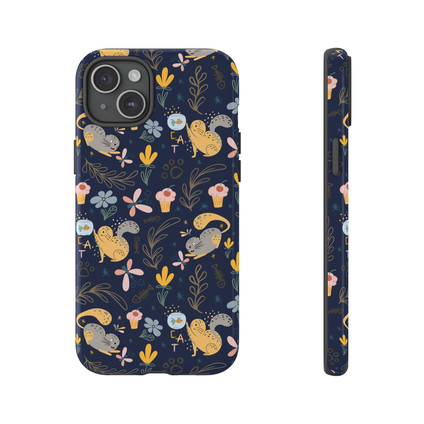 Cat-Themed Tough Phone Case - Tough Case For Stylish Protection