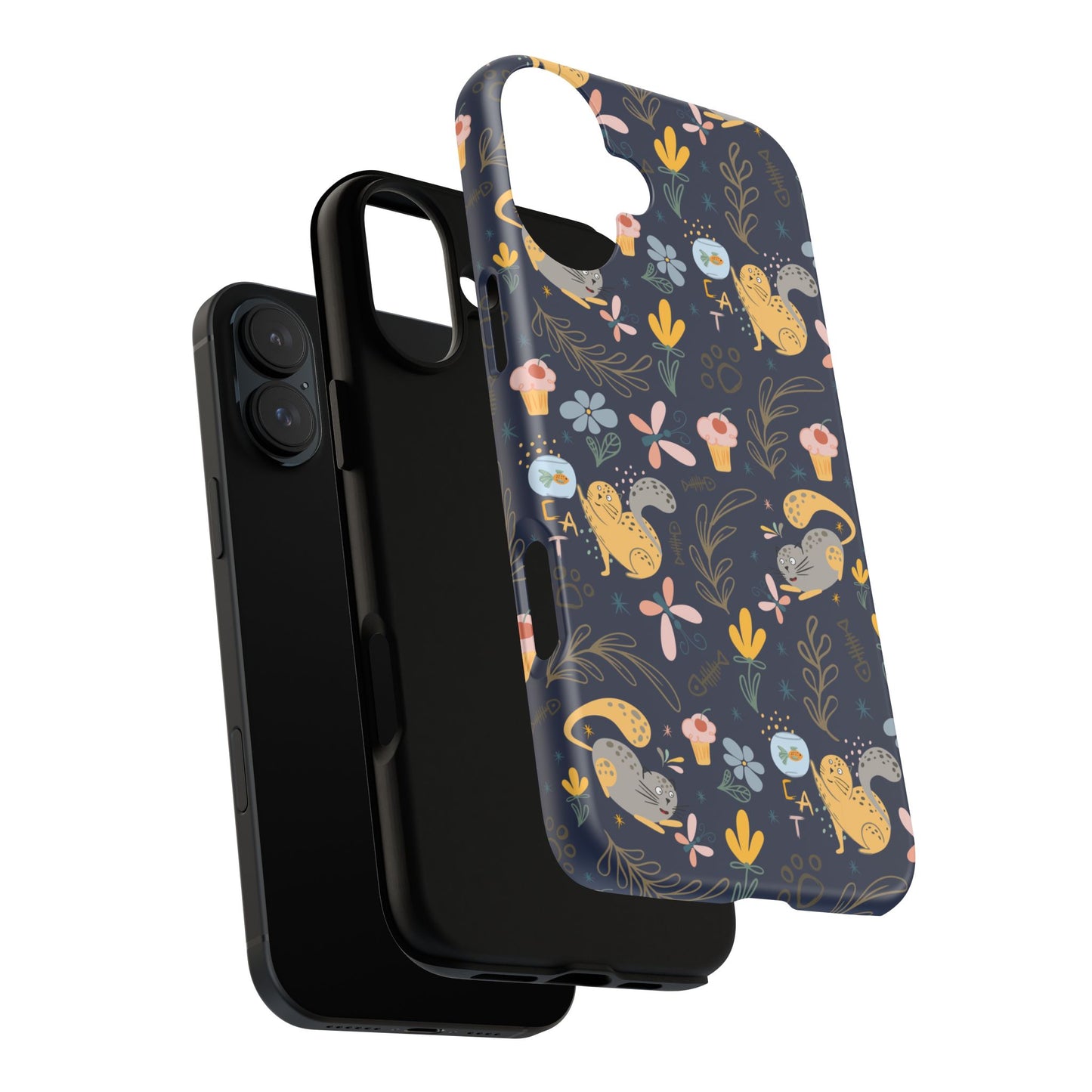 Cat-Themed Tough Phone Case - Tough Case For Stylish Protection