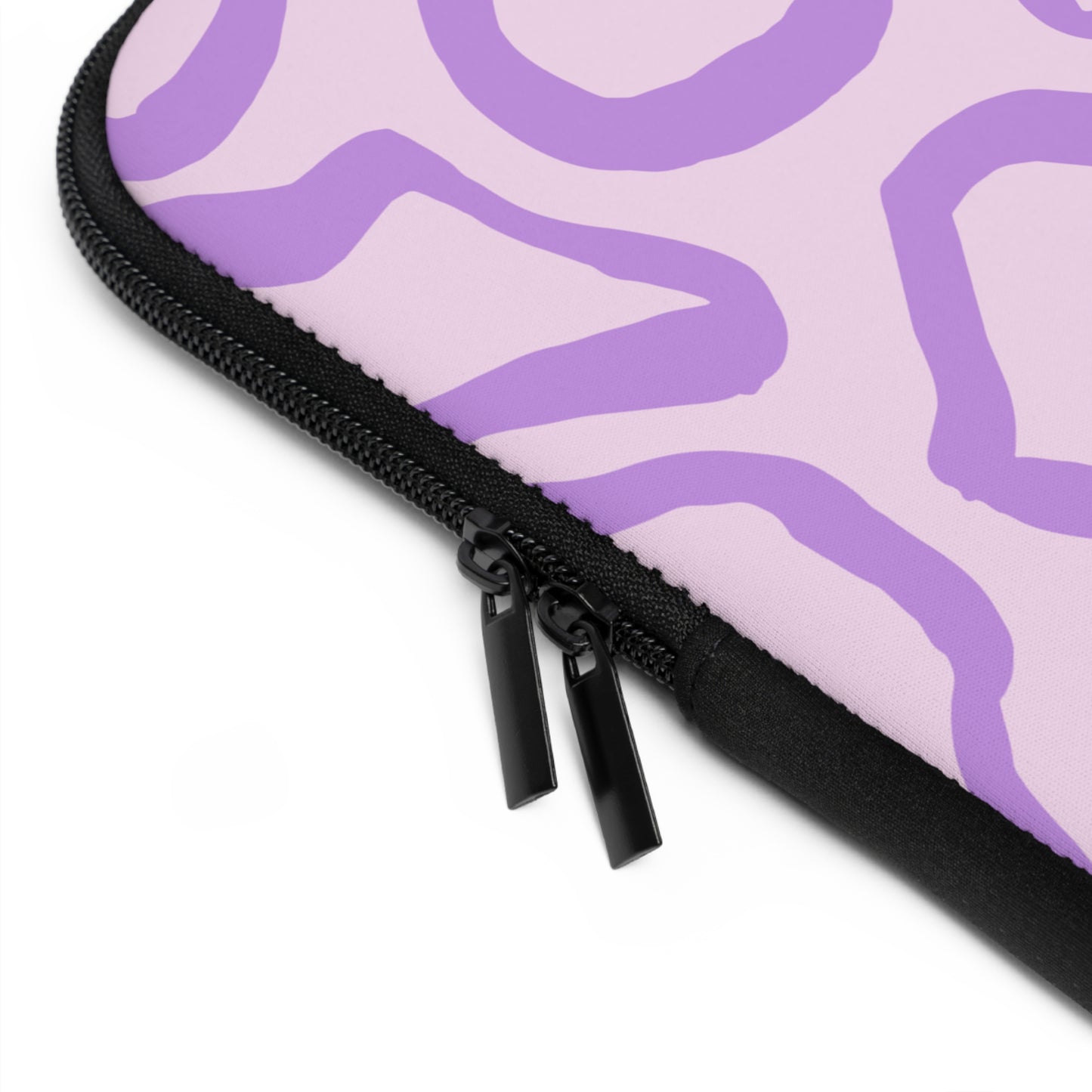 Purple Leopard Print Laptop Sleeve - Stylish Protective Case for Tech Lovers