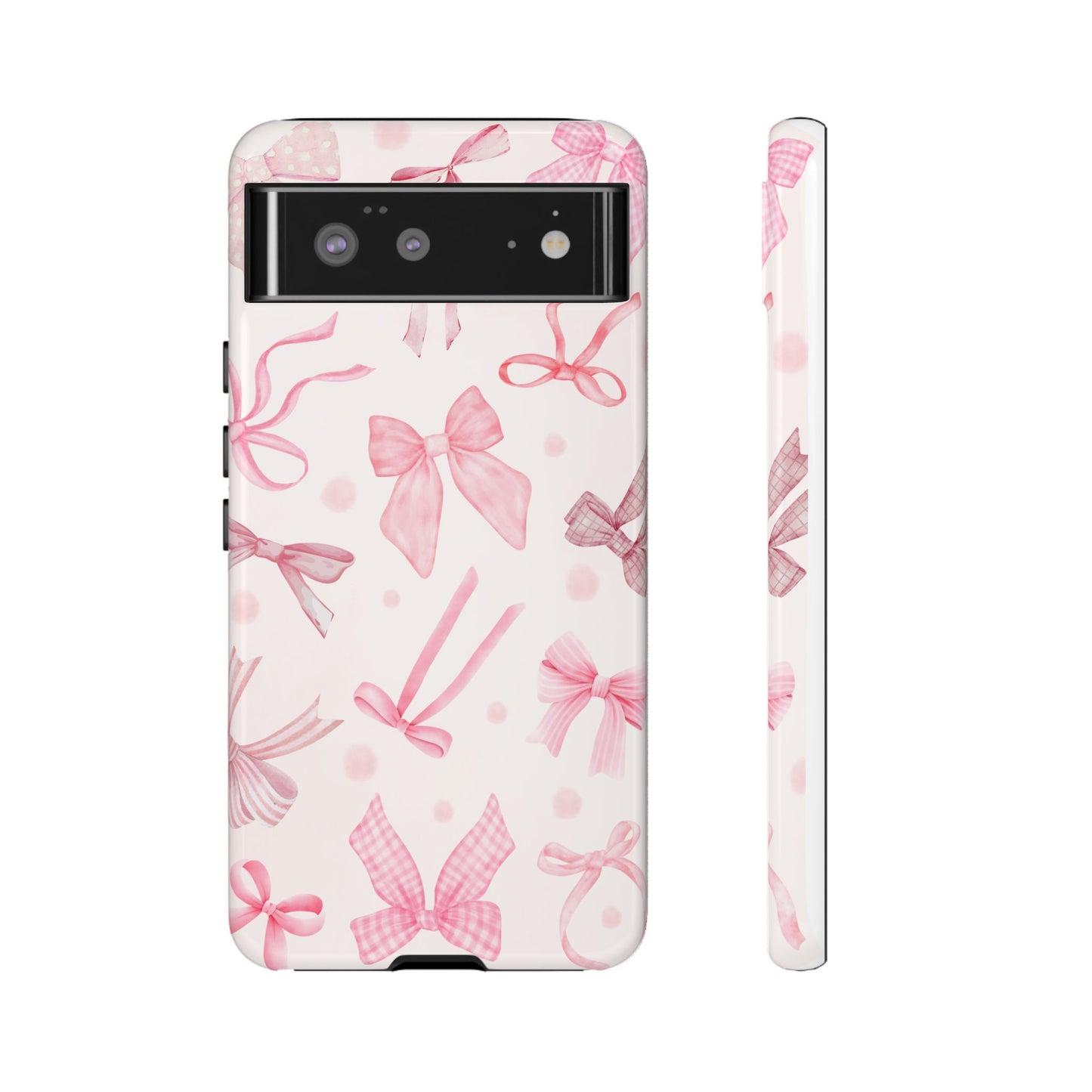 Beautiful Pink Bow Phone Case - Tough Case for Stylish Protection