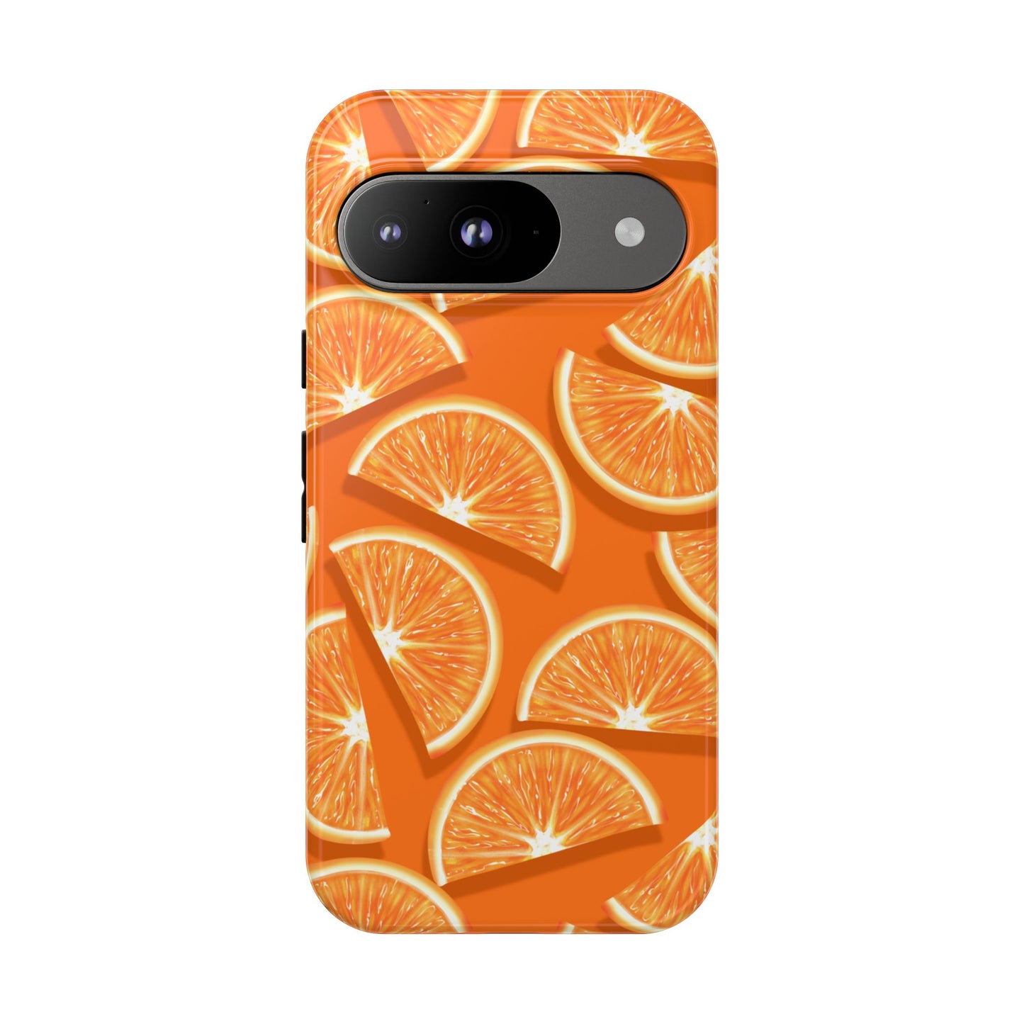 Vibrant Orange Slice Phone Case - Tough Cases for Phone Protection