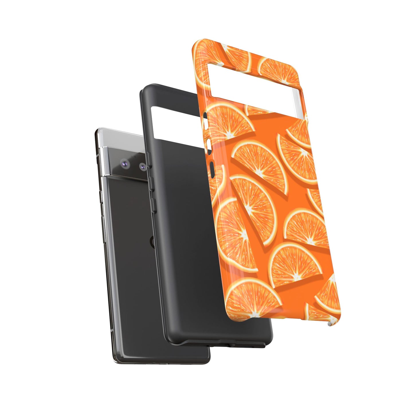 Vibrant Orange Slice Phone Case - Tough Cases for Phone Protection