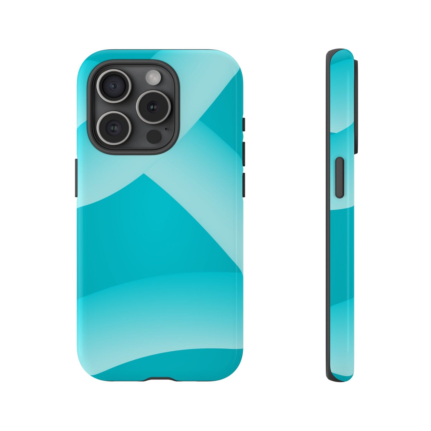Stylish Tough Phone Case - Modern Blue Design for Ultimate Protection