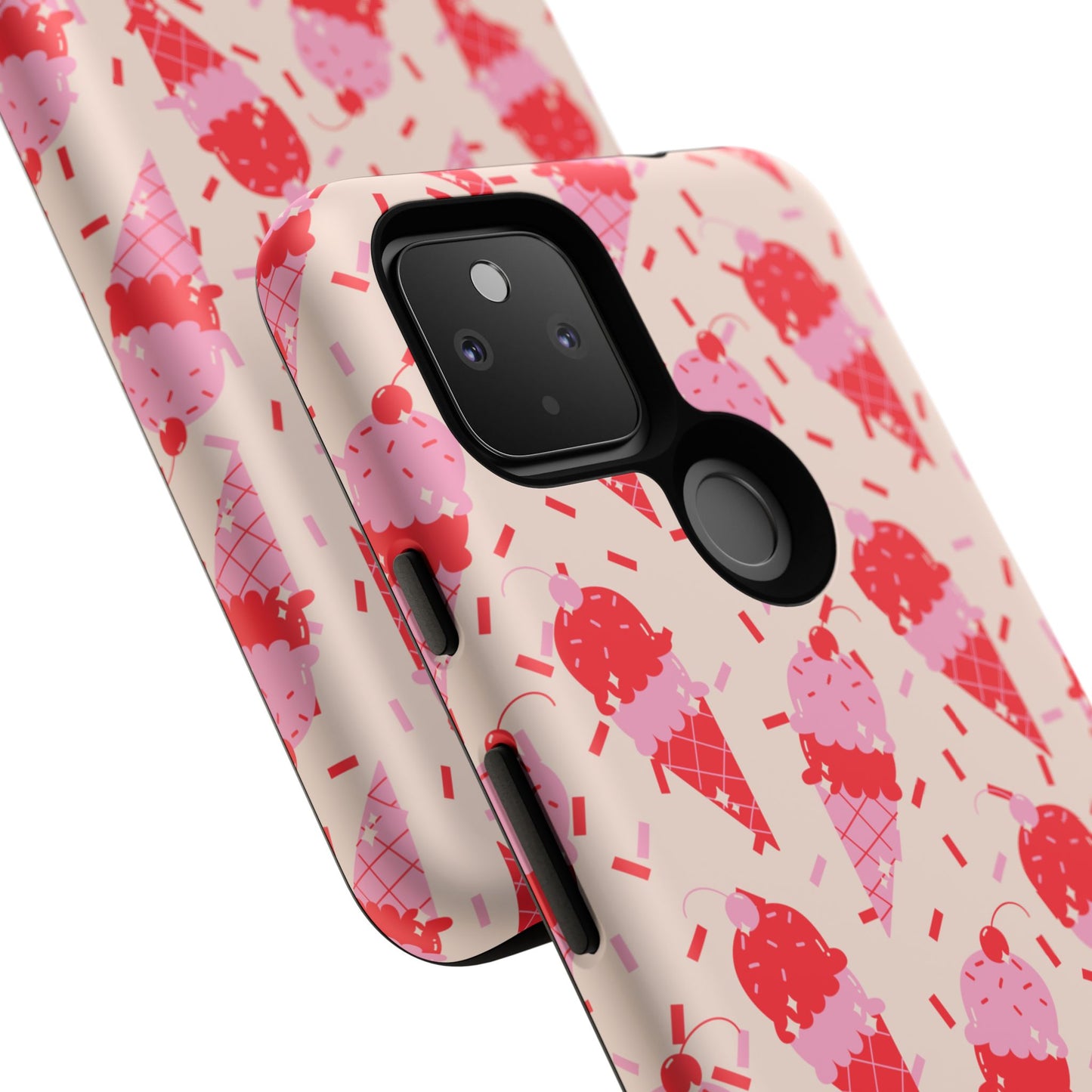 Ice Cream Phone Case - Cute Tough Cases for Ice Cream Lovers, Fun Summer Accessory, Birthday Gift, Colorful iPhone Cover