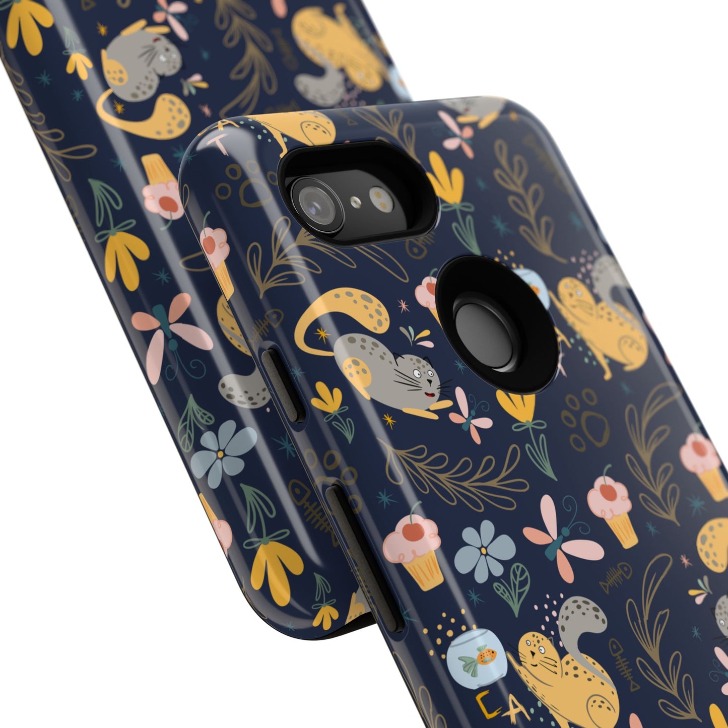Cat-Themed Tough Phone Case - Tough Case For Stylish Protection