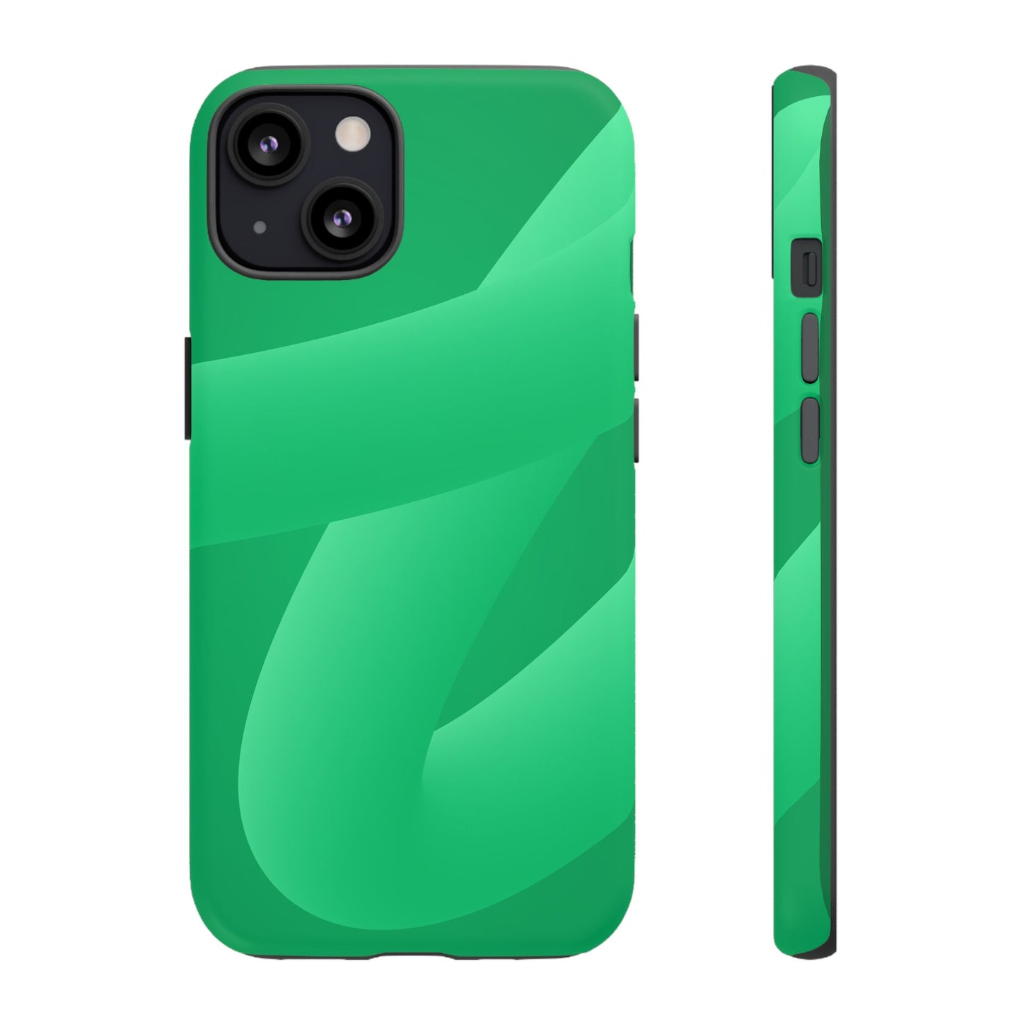 Stylish Tough Phone Case - Modern Green Design for Ultimate Protection