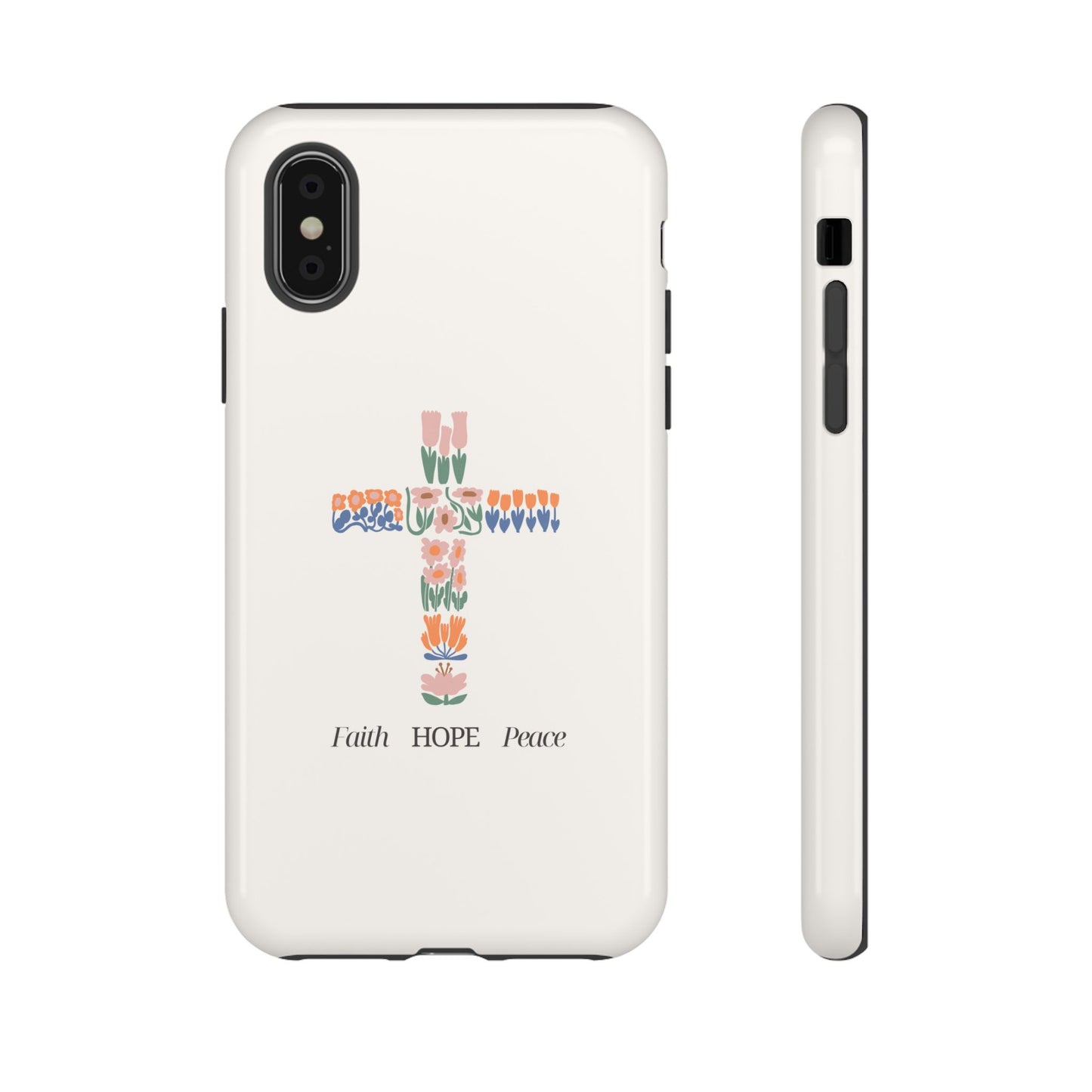 Faith, Hope, Peace Phone Case - Tough Cases for Spiritual Inspiration