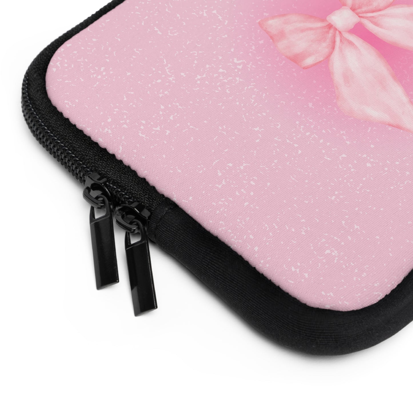 Cute Pink Bow Laptop Sleeve - Stylish Tech Accessory for Girls