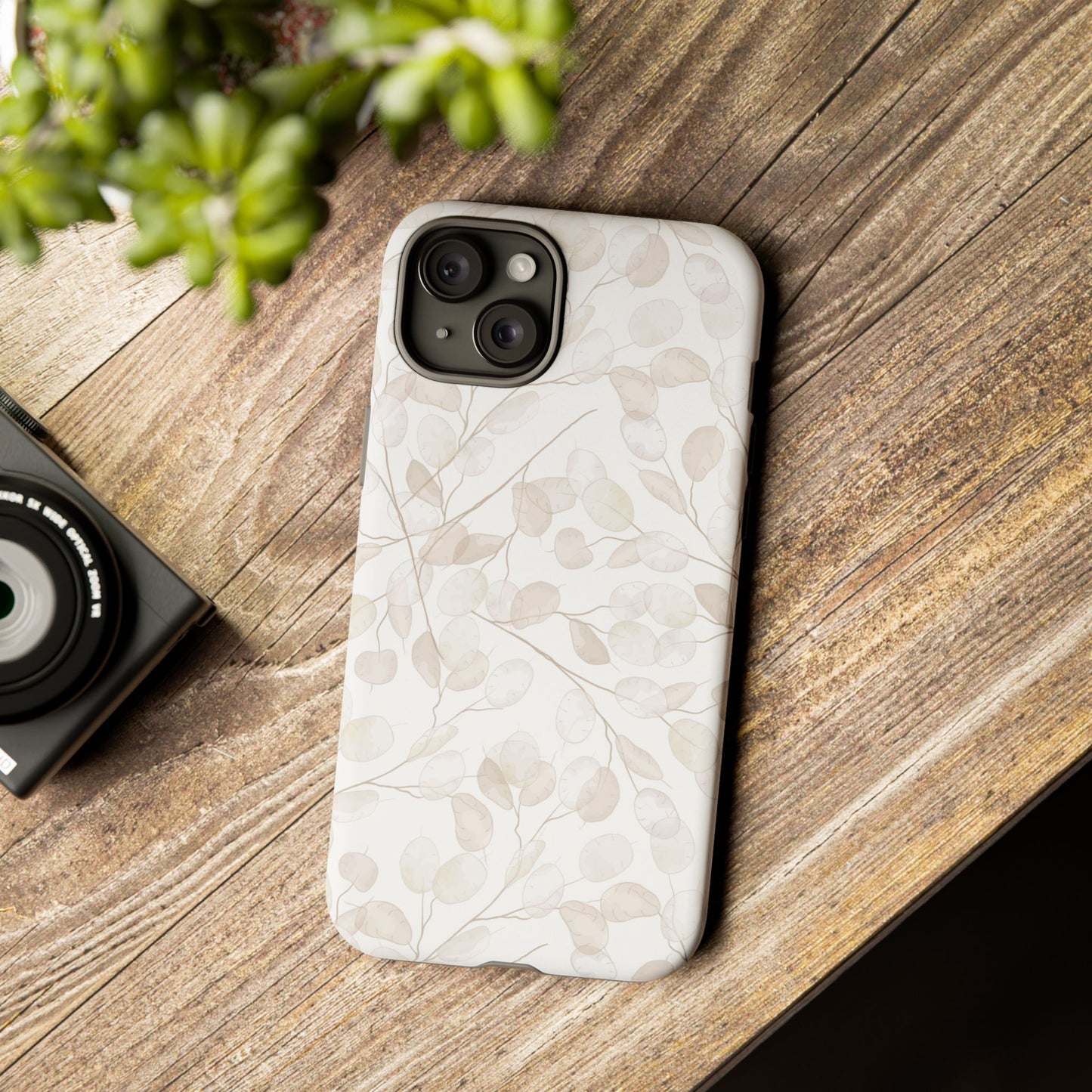 Botanical Phone Case, Tough Cases, Floral Design, Nature Lover Gift, Eco-Friendly Accessory, Protective Phone Cover