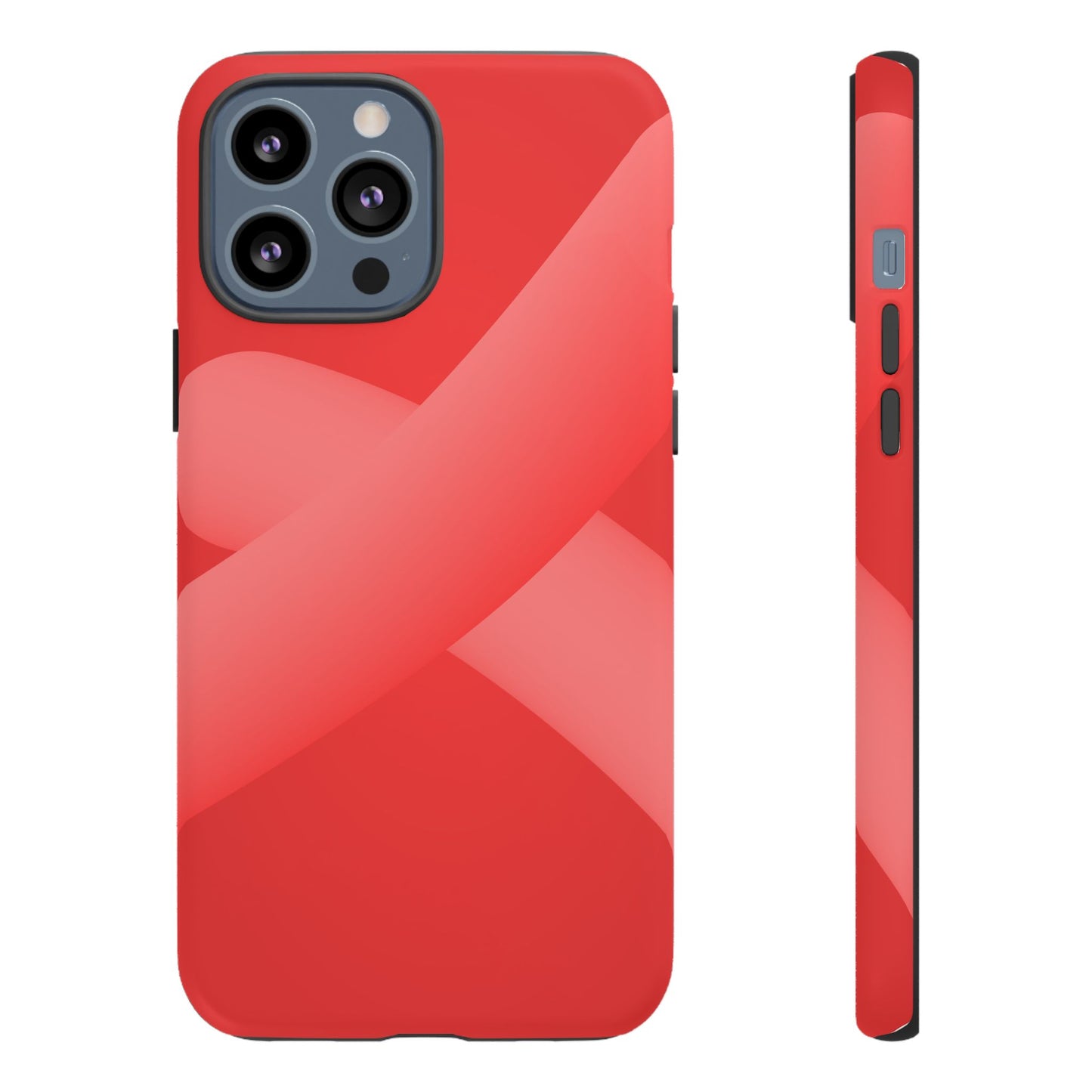 Stylish Tough Phone Case - Modern Red Design for Ultimate Protection
