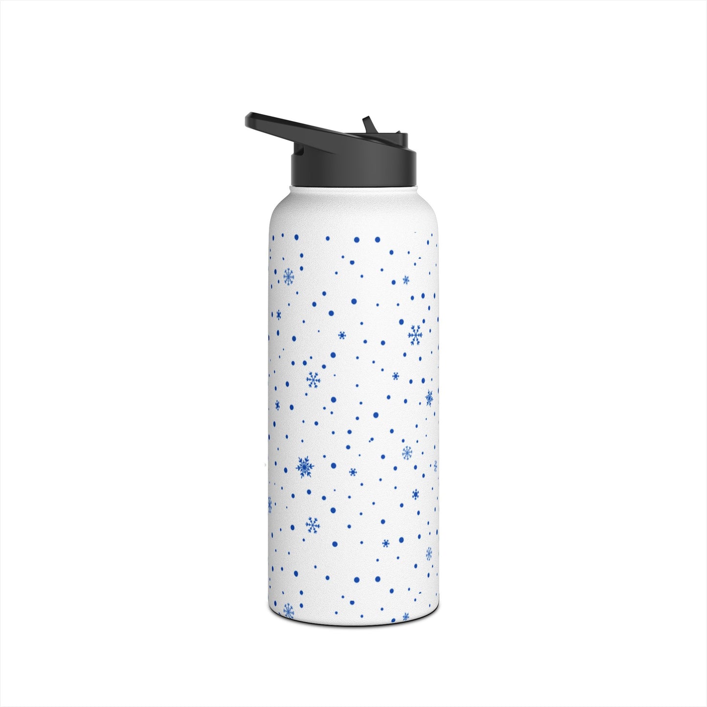 Snowflake Design Stainless Steel Water Bottle – Stylish & Durable Hydration for Winter Adventures