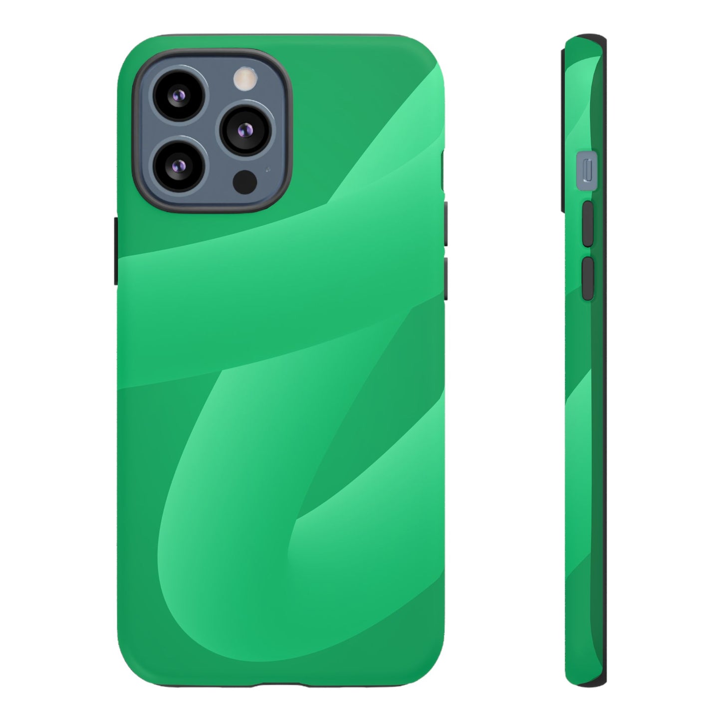 Stylish Tough Phone Case - Modern Green Design for Ultimate Protection
